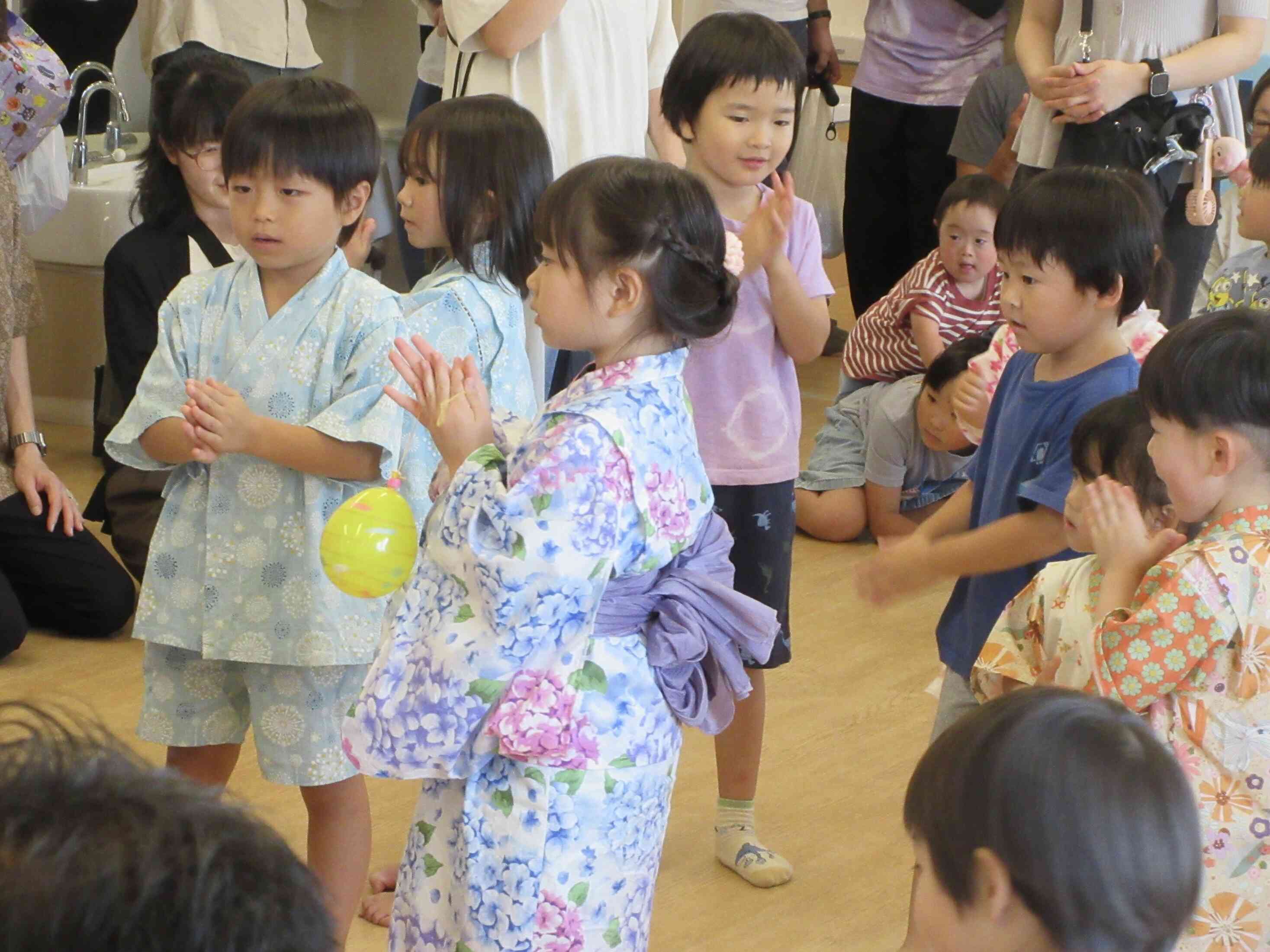みんなで踊ったよ♪