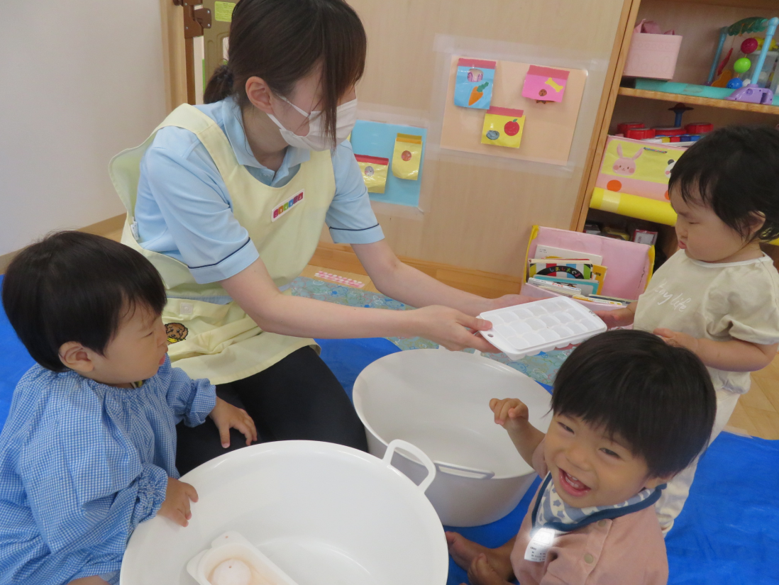 氷あそび♪