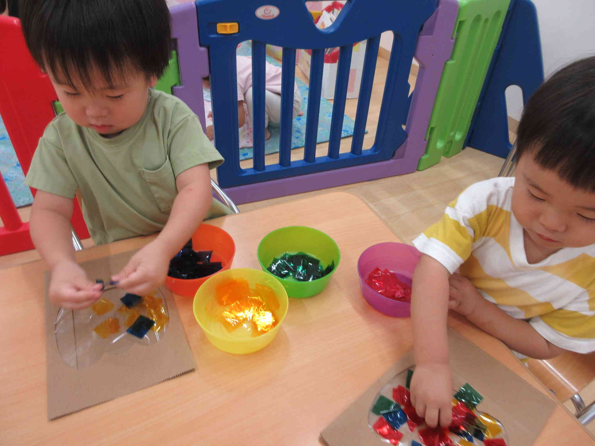 あひる組（１歳児）　製作☆