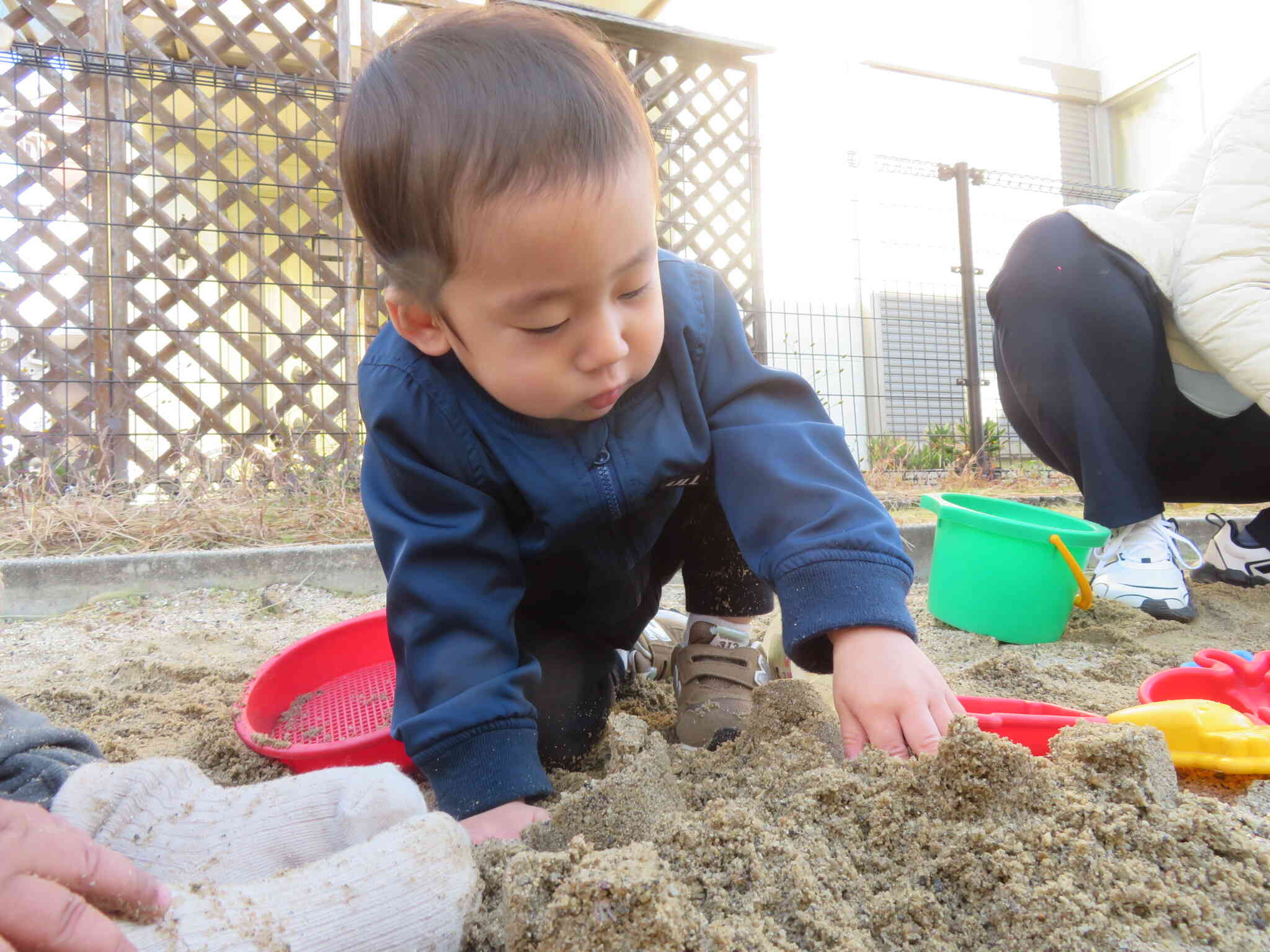 ひよこ組（０歳児）　お散歩⭐︎