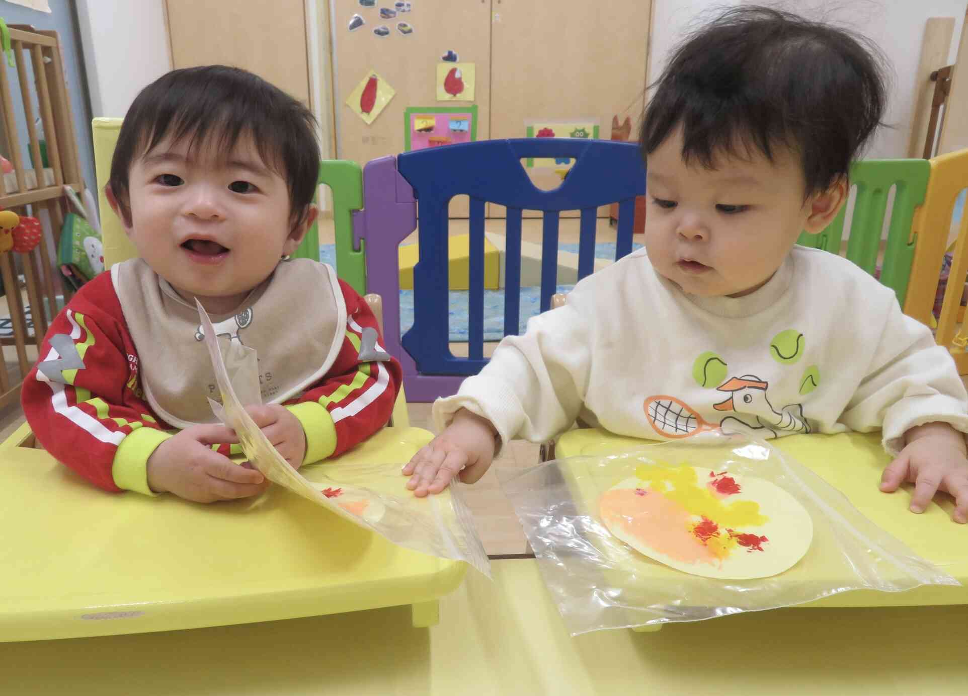 ひよこ組（0歳児）　活動の様子⭐︎