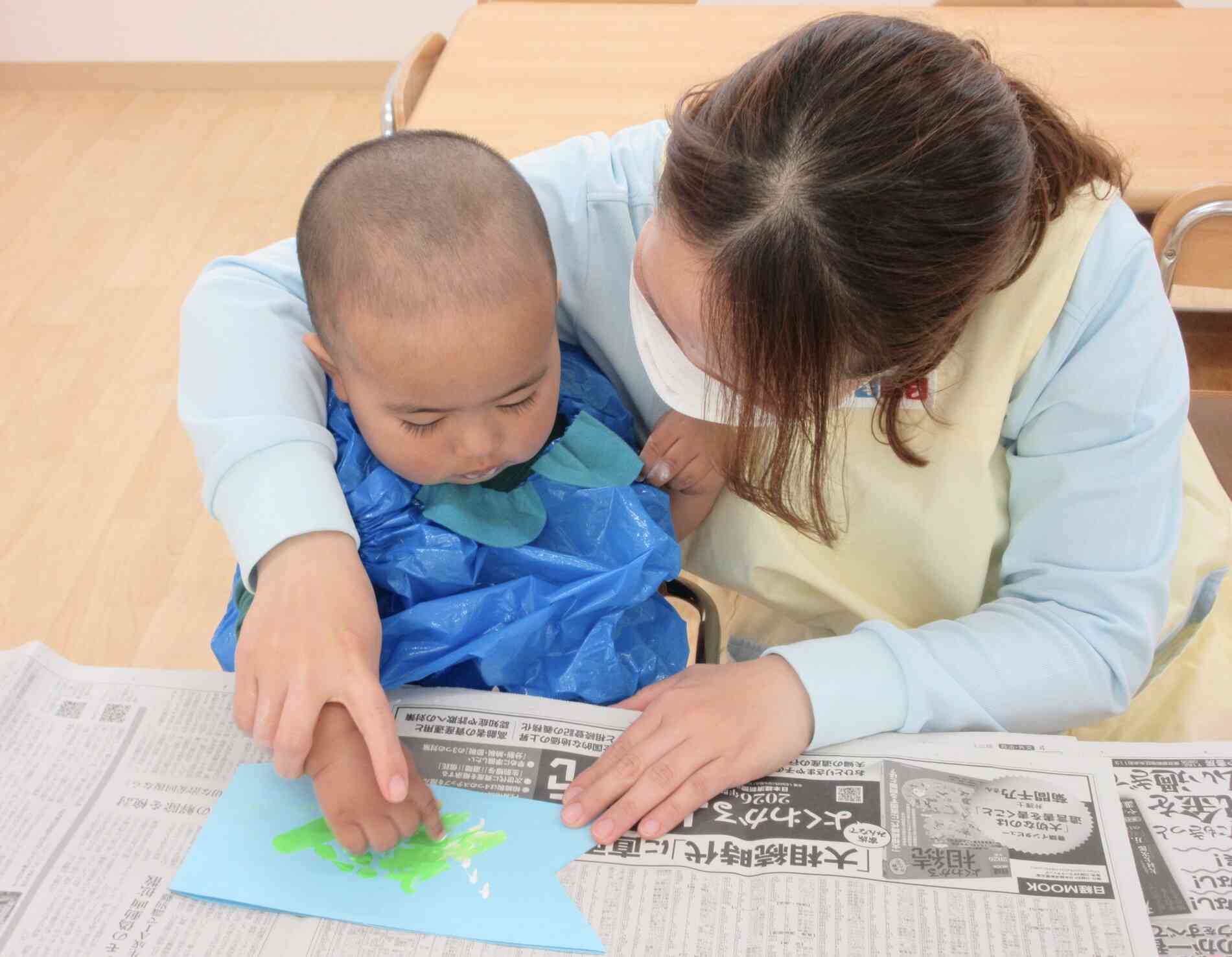 あひる組(1歳児) 製作⭐︎