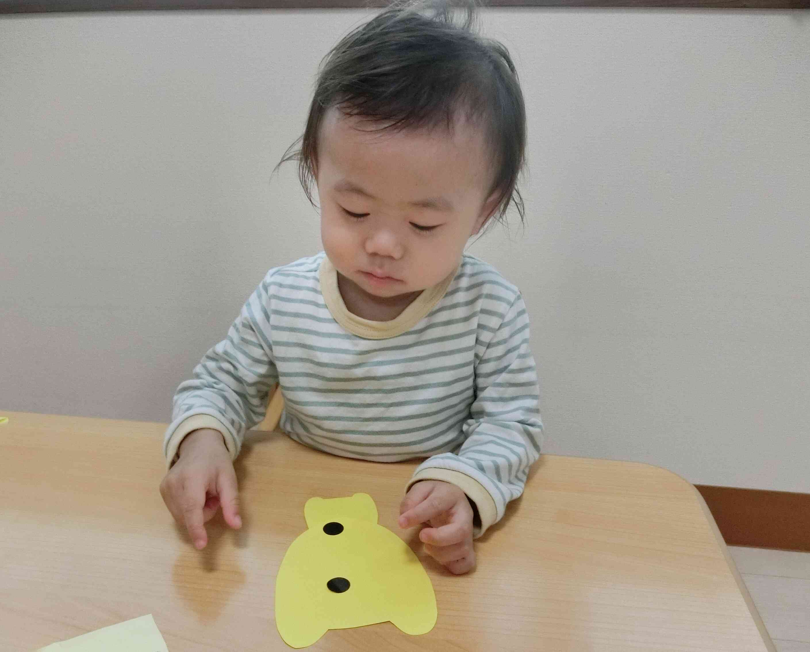 季節の製作「きつね」