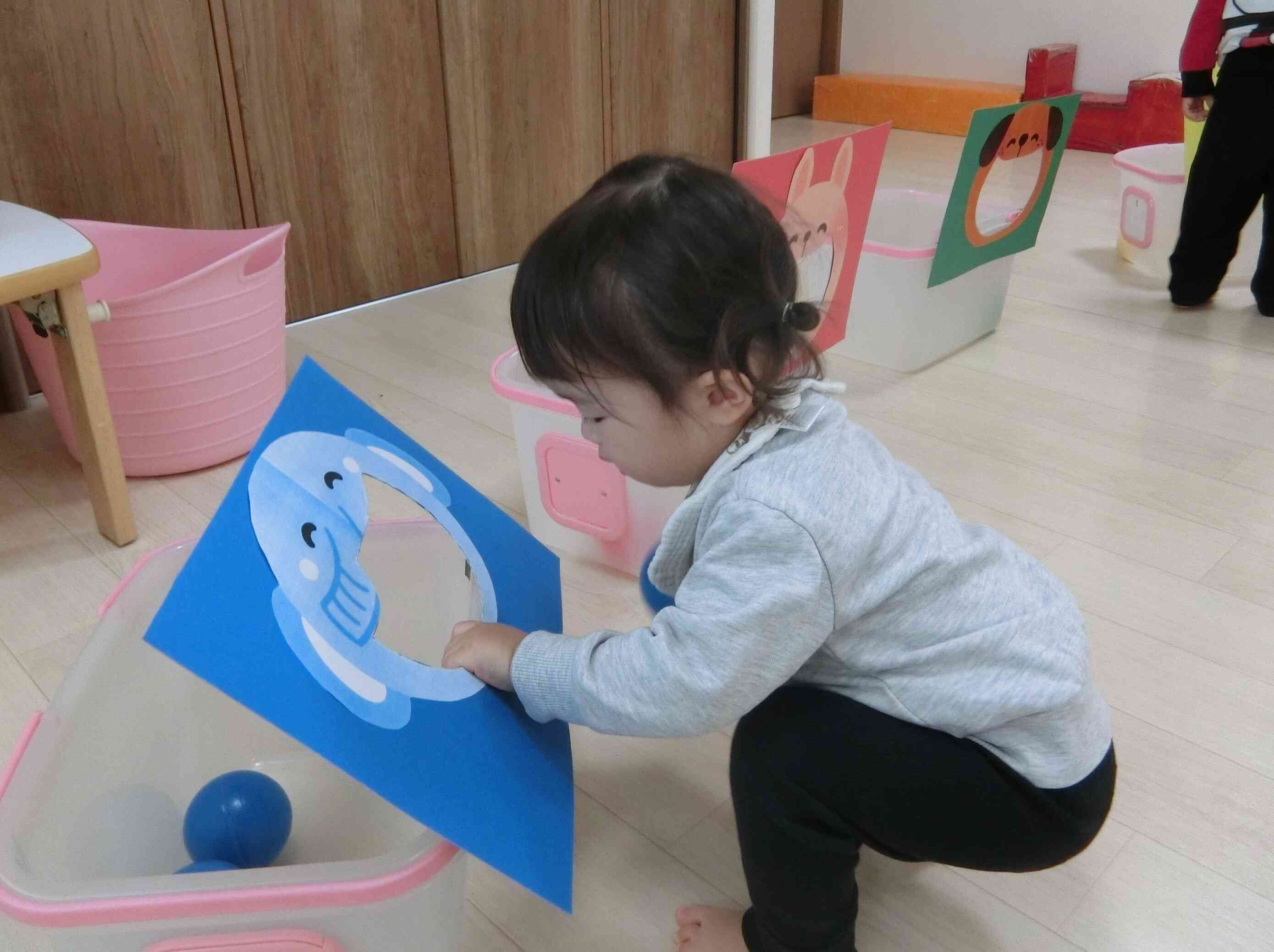 色分けゲーム遊び☆