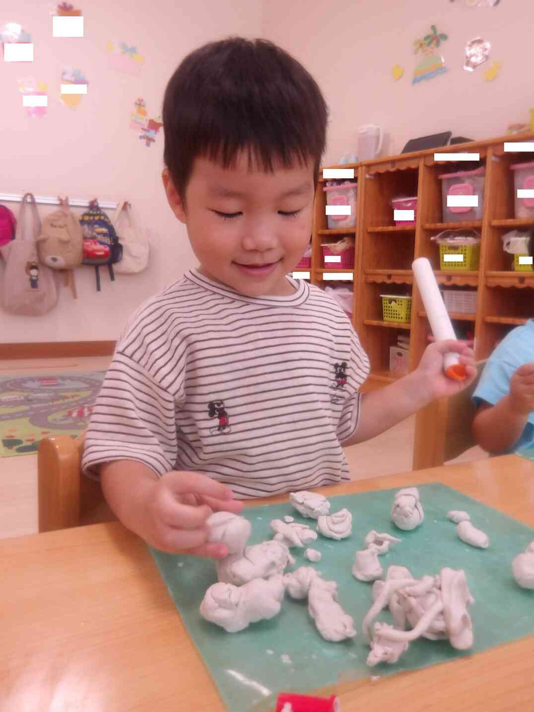 粘土遊び♪