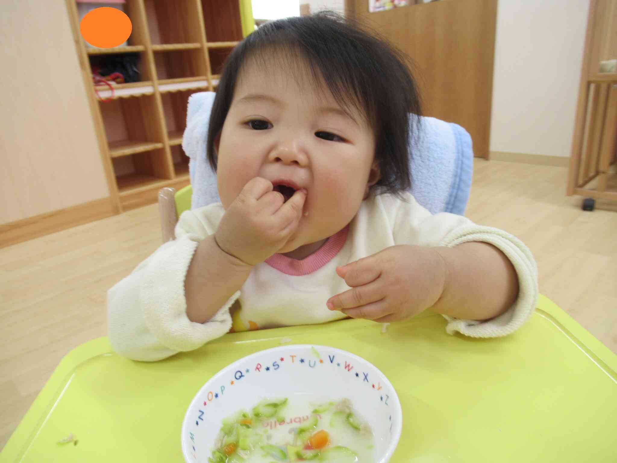 自分で食べるよ