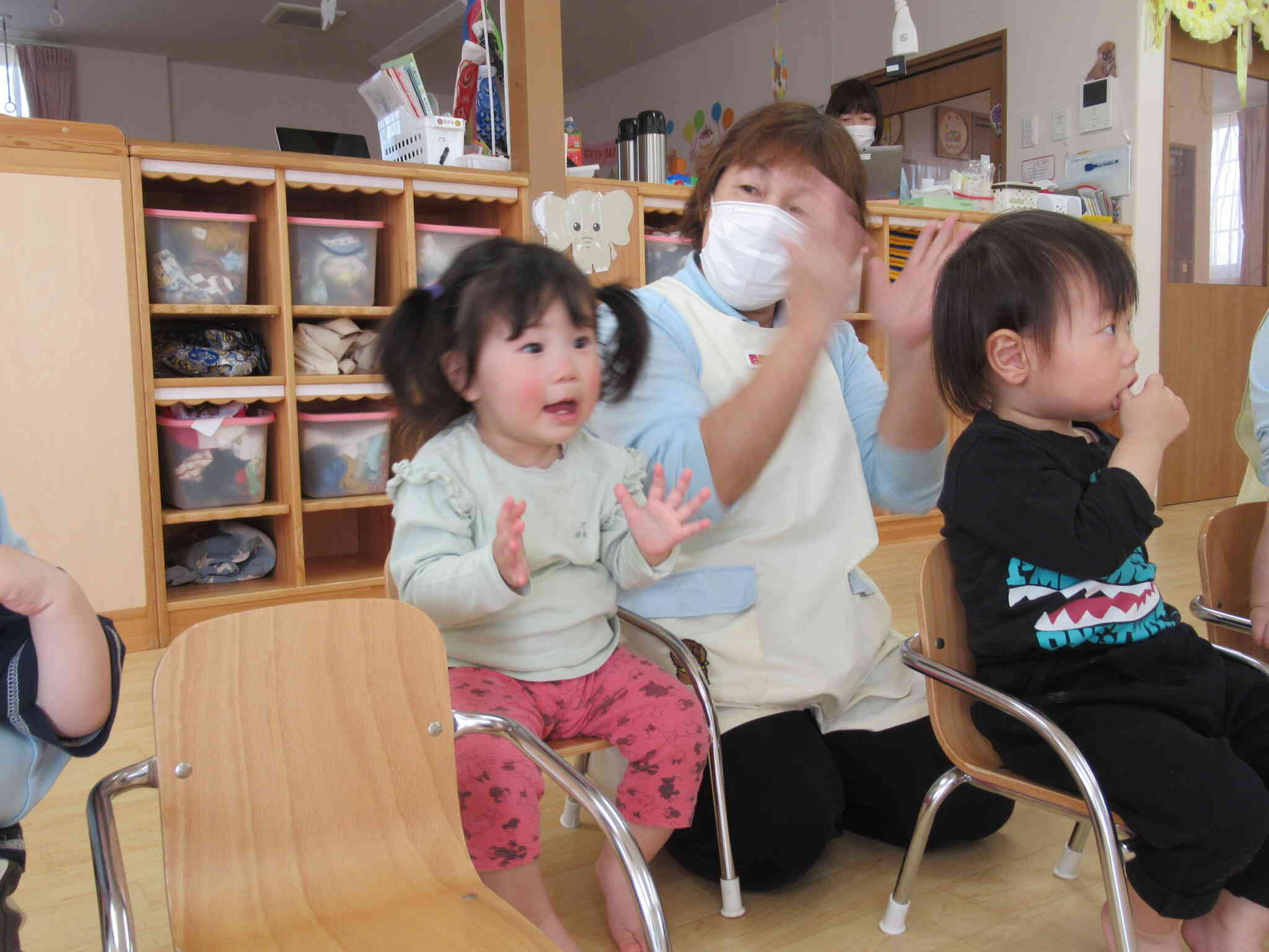 こいのぼりの歌も歌ったよ
