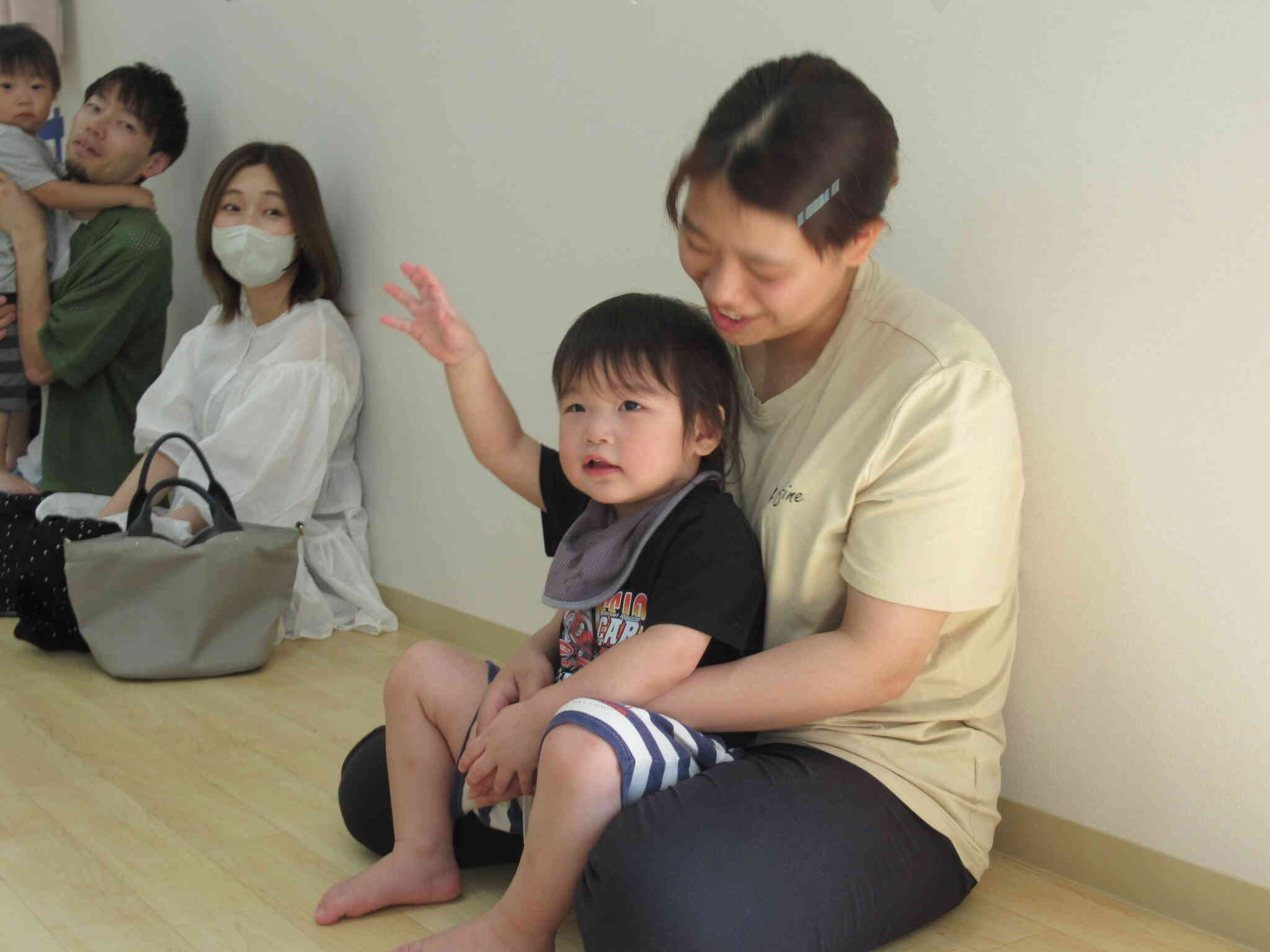 お返事「はーい！」できたよ。