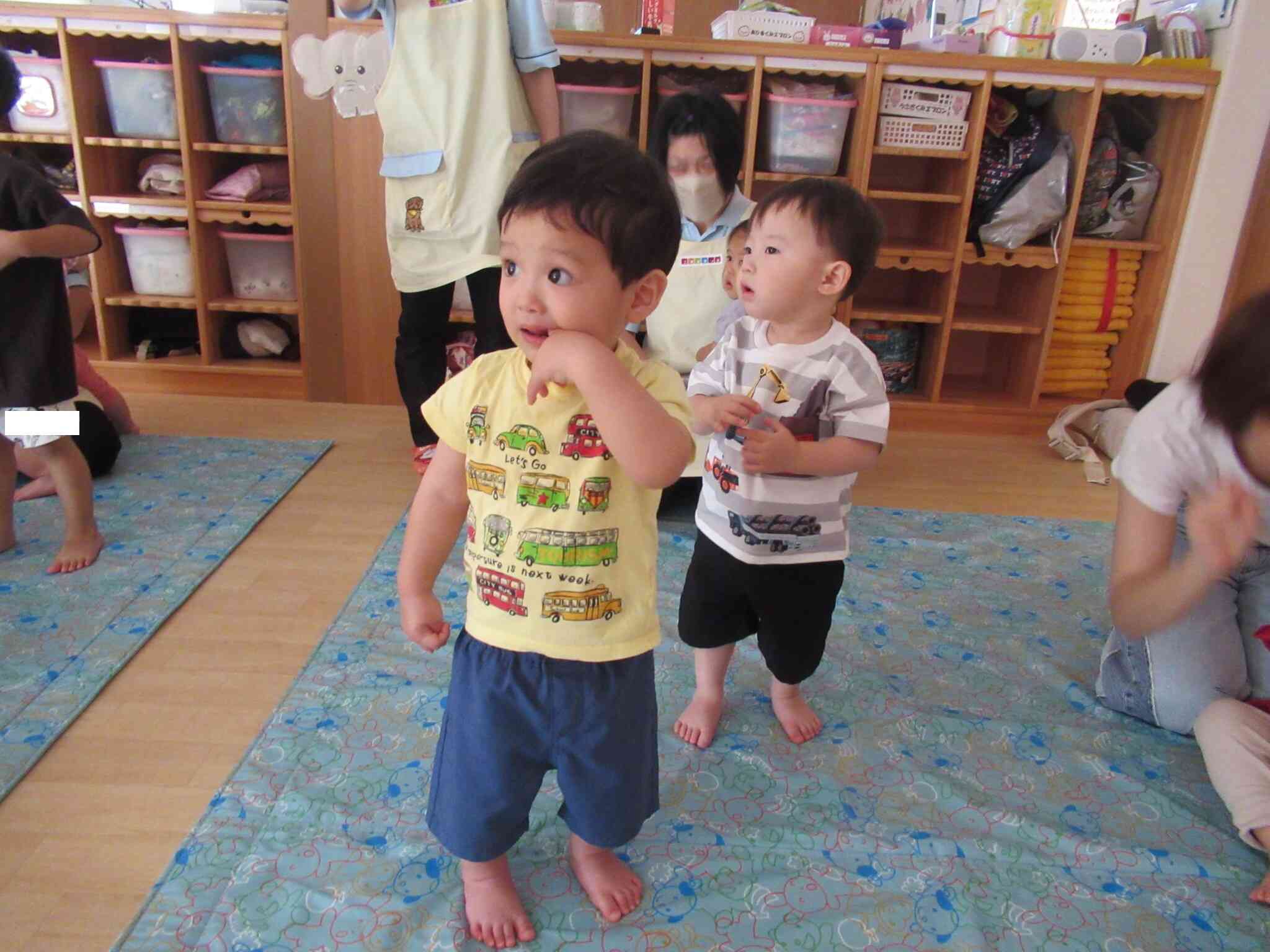 先生が来た!ちょっぴりドキドキです