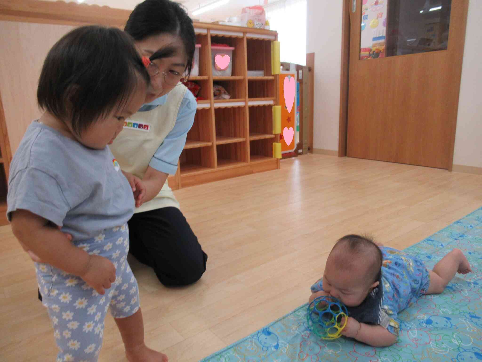 お友達とご対面