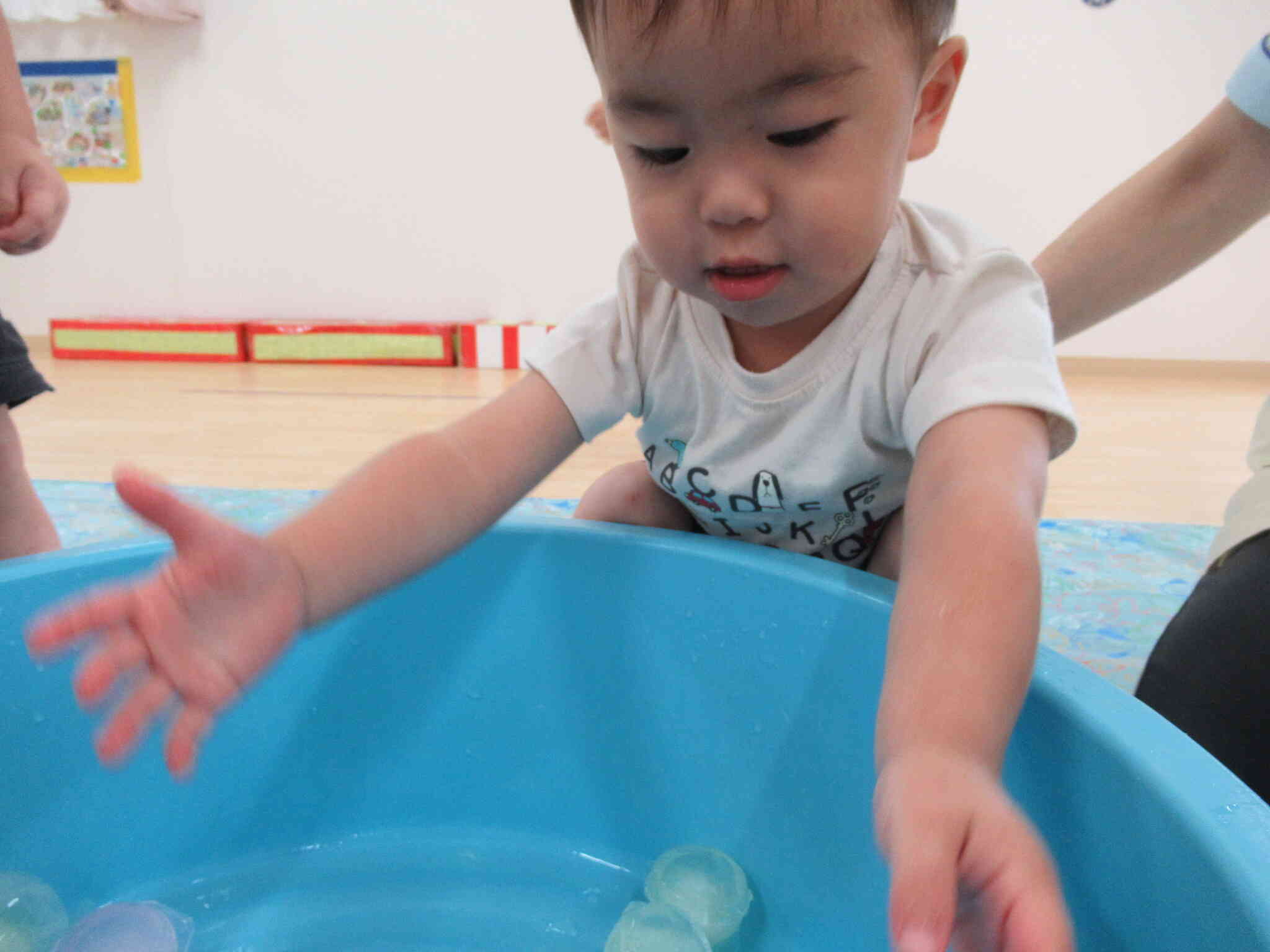 つめたいお水がいっぱいだよ。