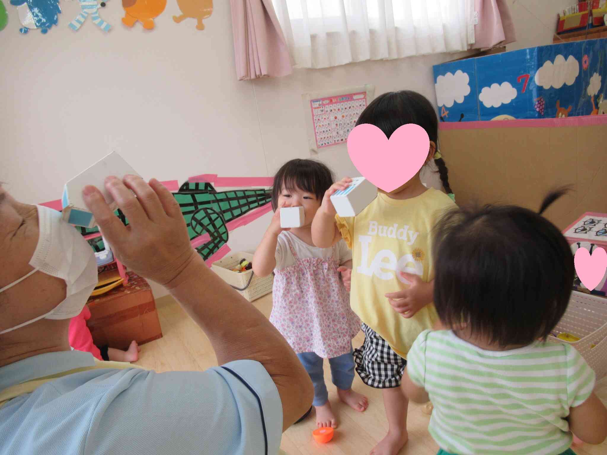 「かんぱ～い！」