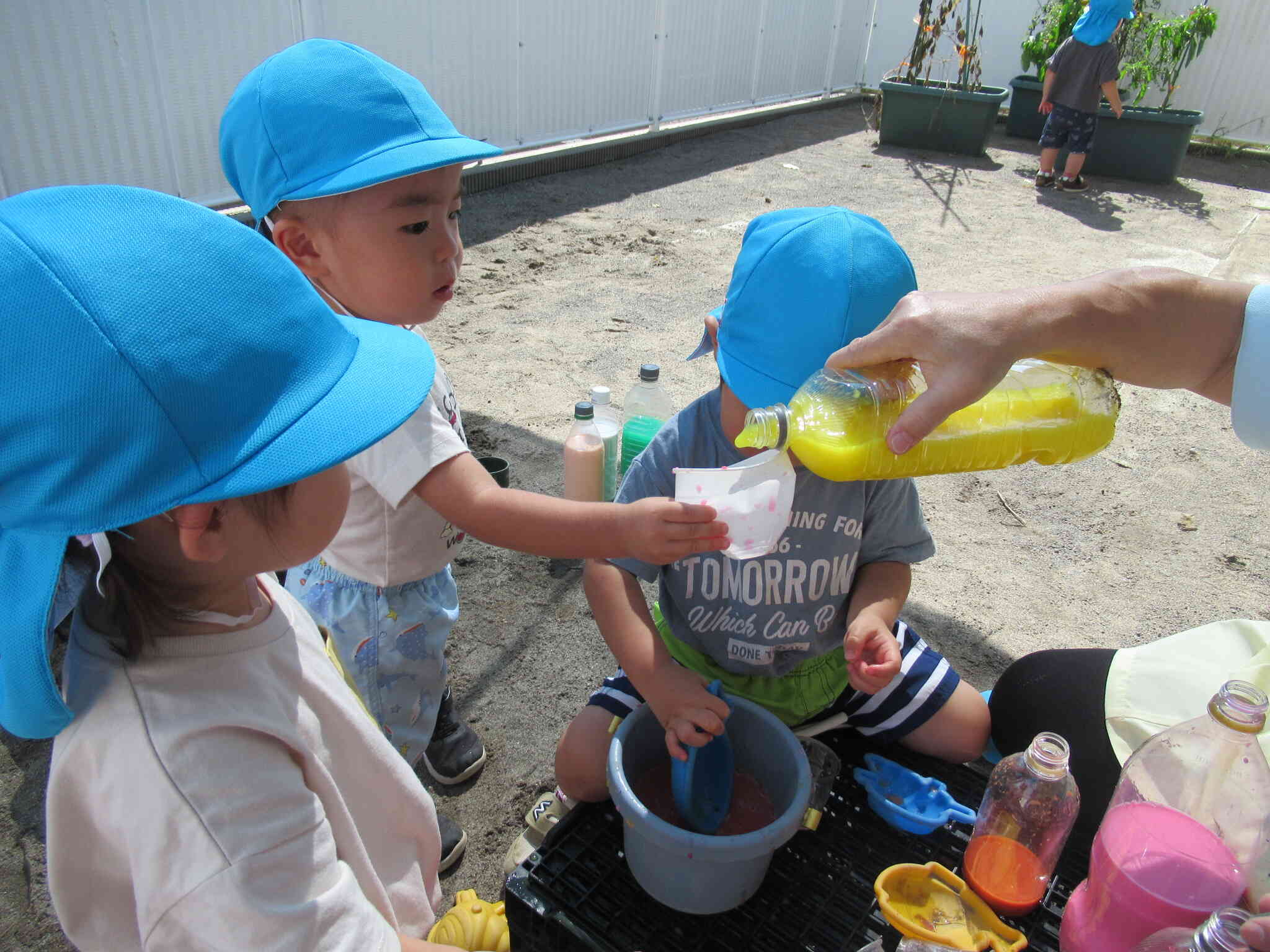 好きな遊び方で楽しんでいたよ。