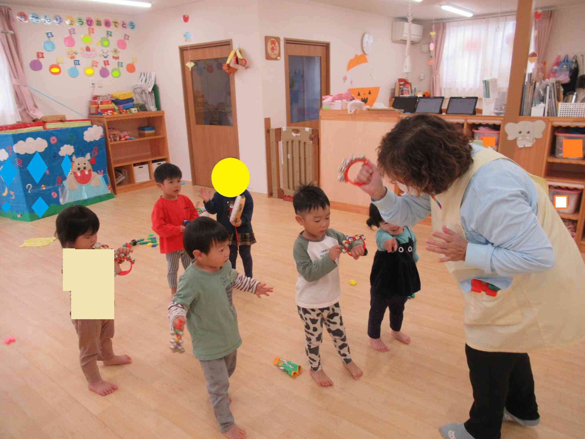 リズムに乗ってノリノリです