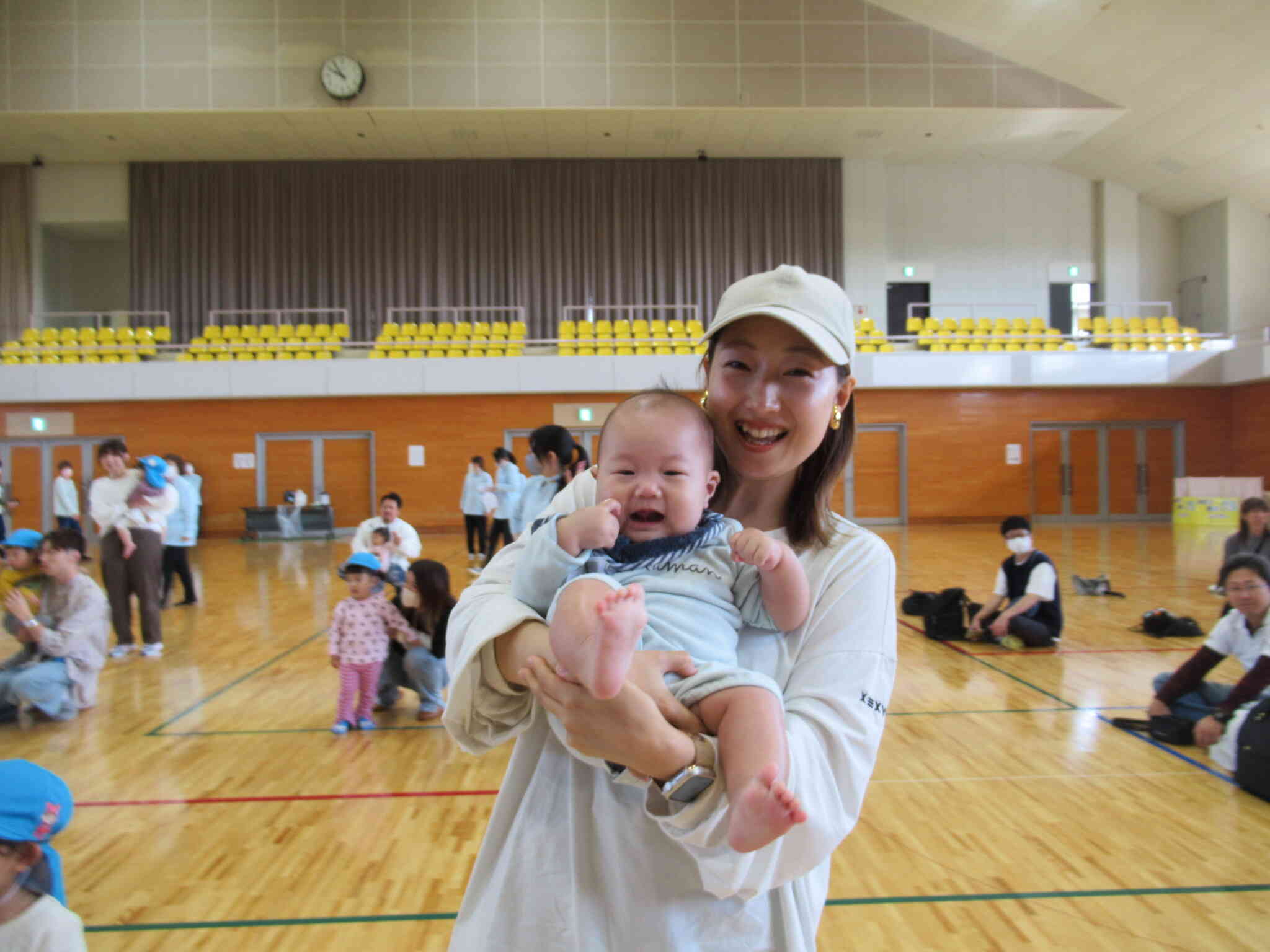 ニチイキッズでと保育園・天王みなみ保育園合同運動会~ひよこ組(0歳児)~