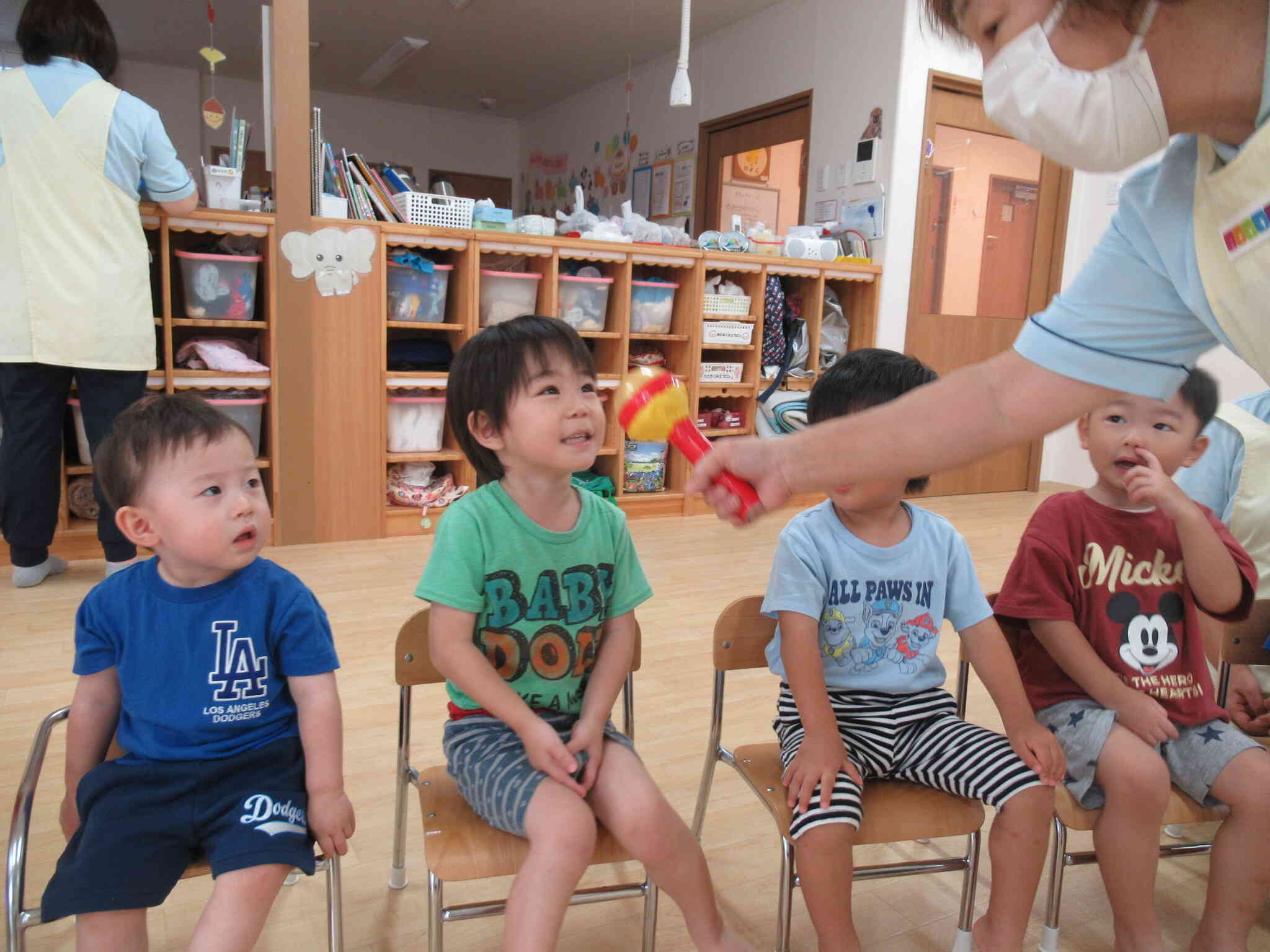 インタビューが始まりました。