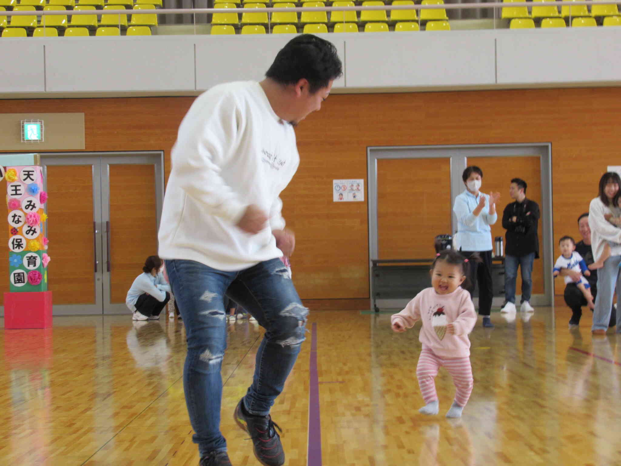 ひよこ組かけっこです！