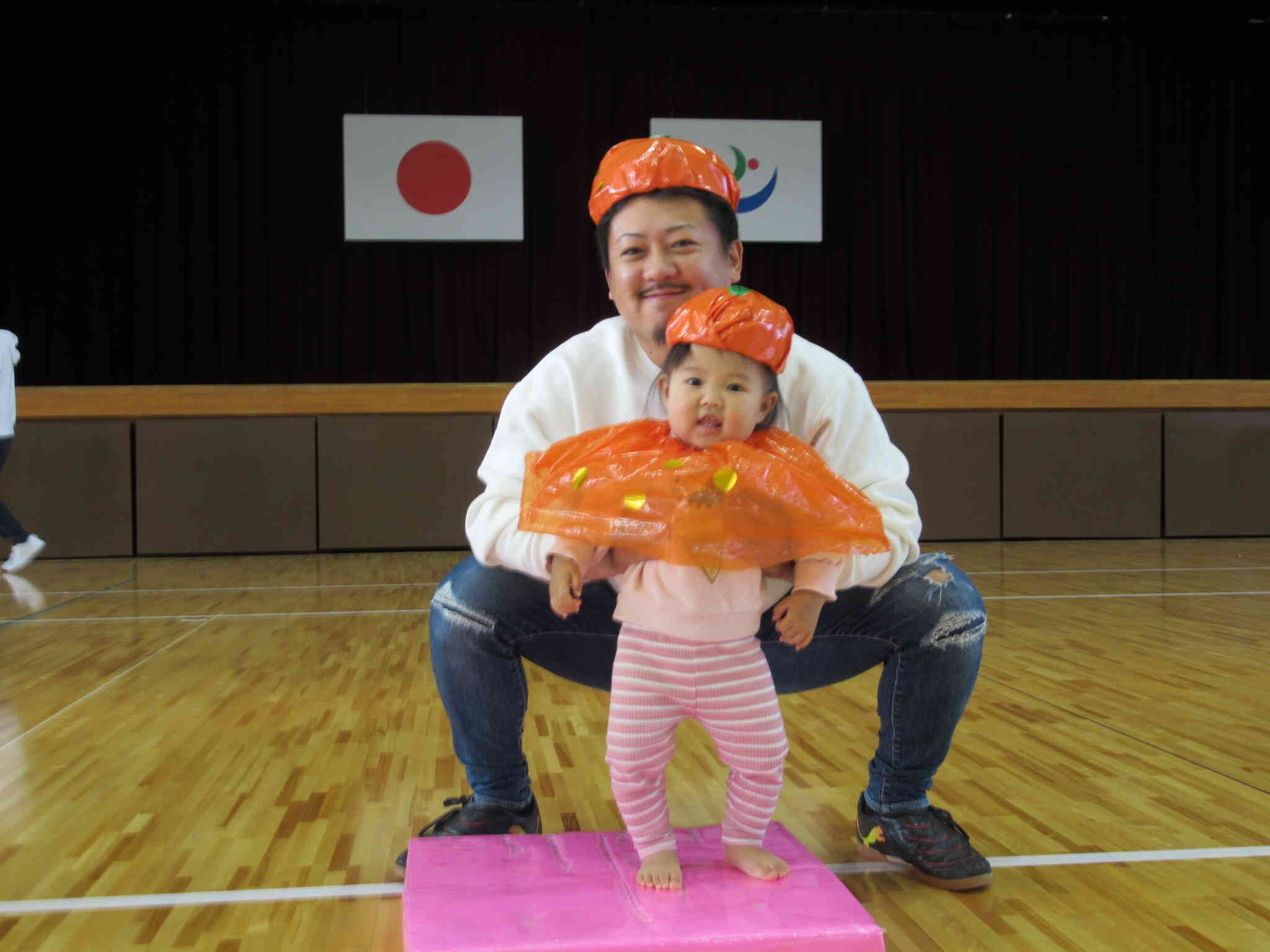 みかんに変身！ハイチーズ！