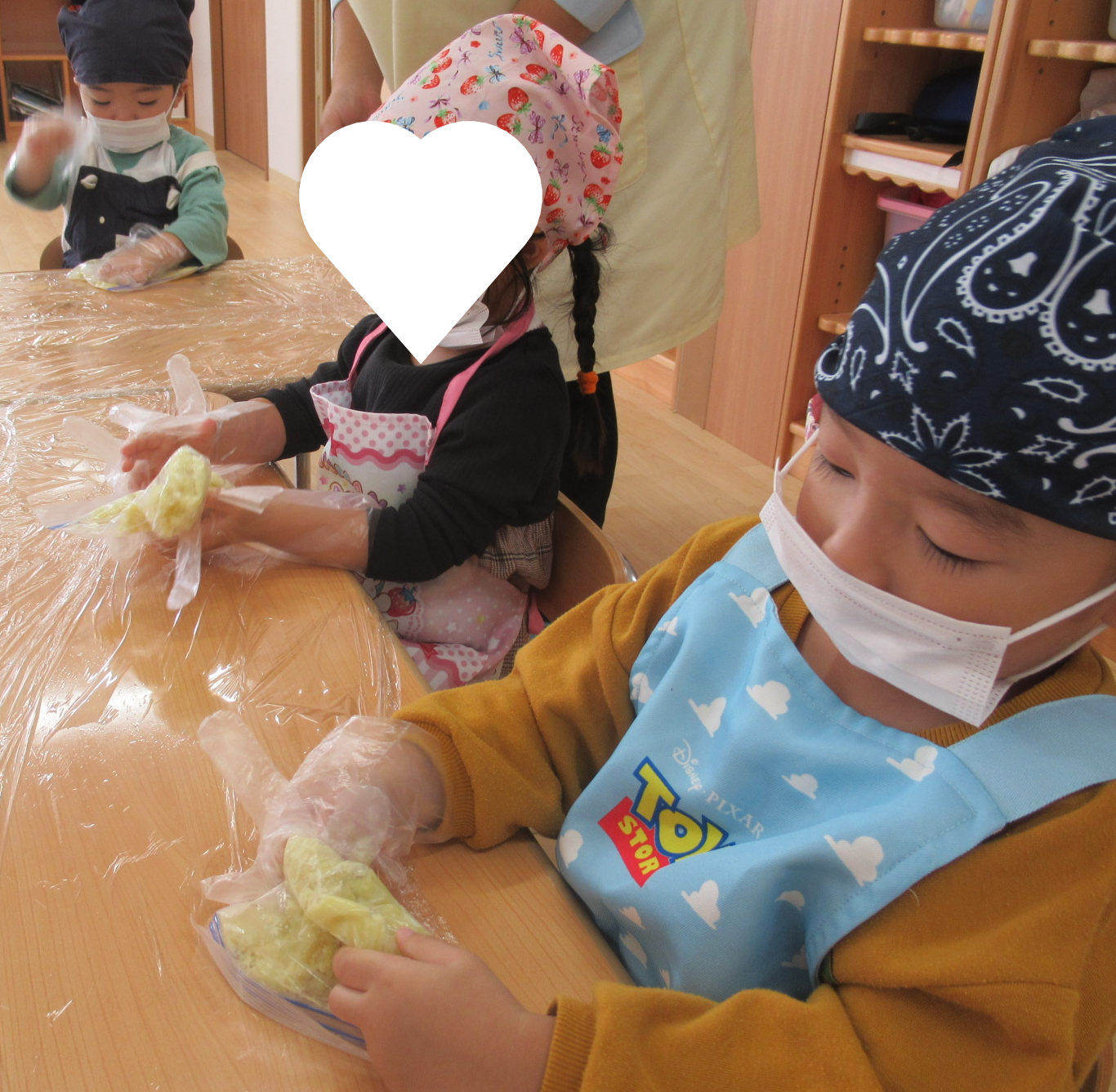 さつまいもを潰そう！