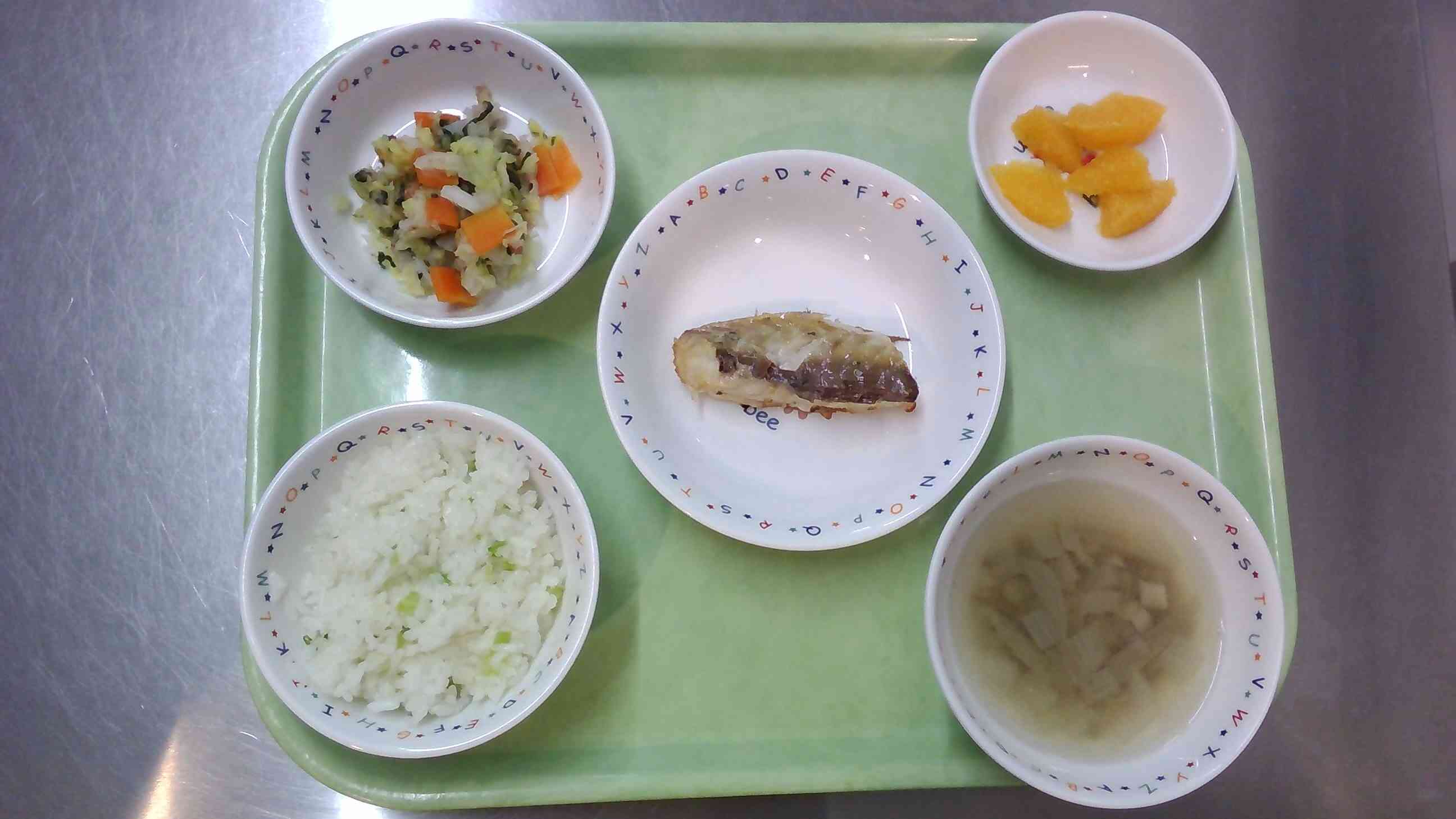 10/28のお昼ご飯