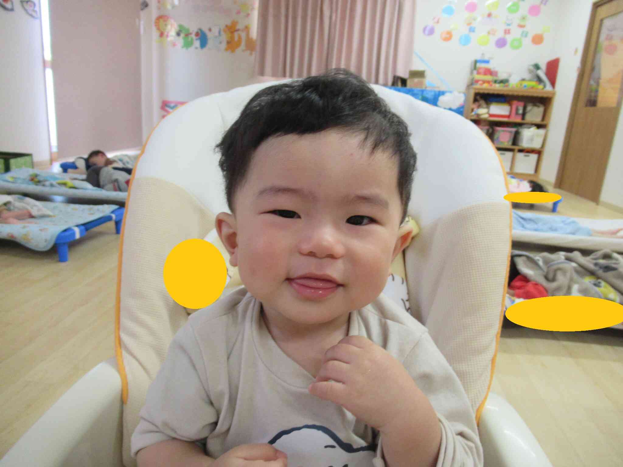 お友達が増え、にぎやかになりました～ひよこ組0歳児～