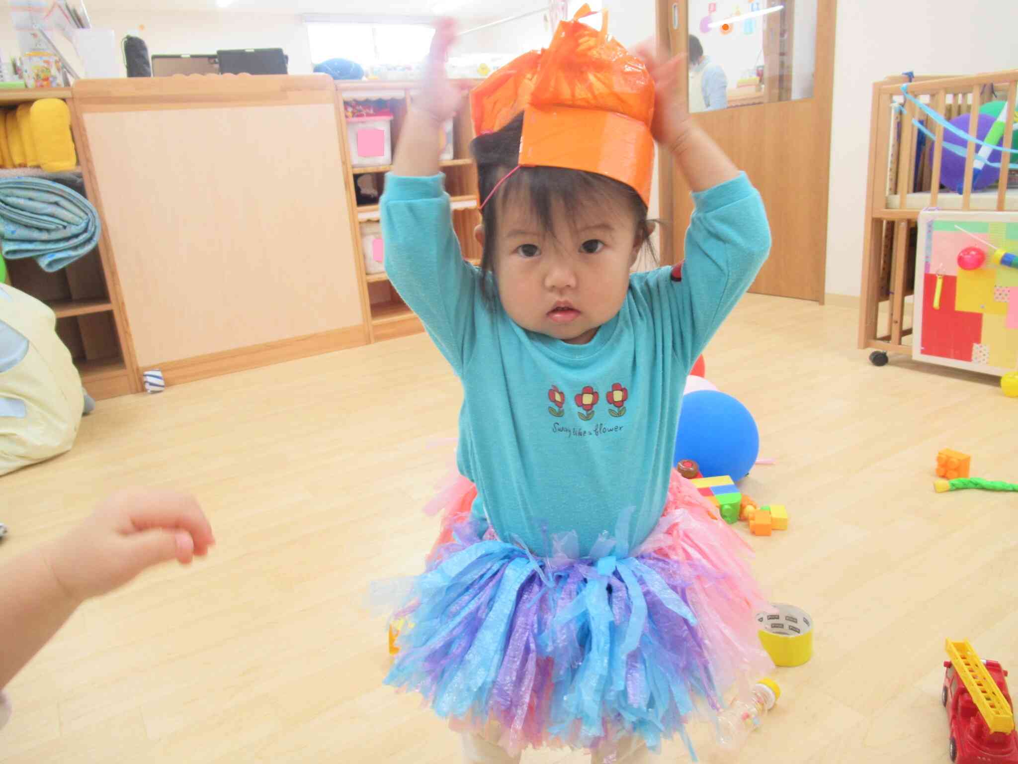 ひよこ組（0歳児）の様子