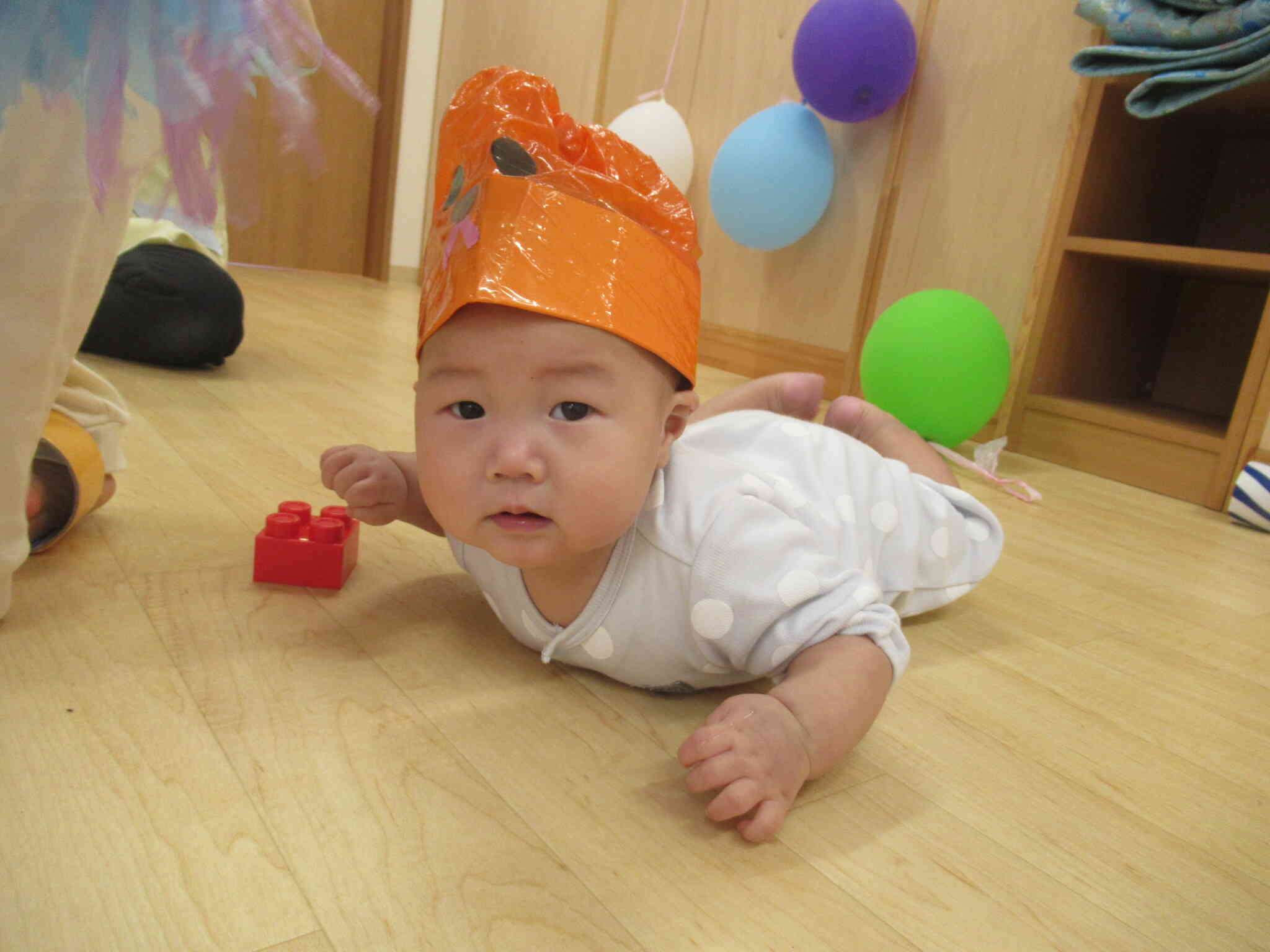 ずりばいが上手になったよ