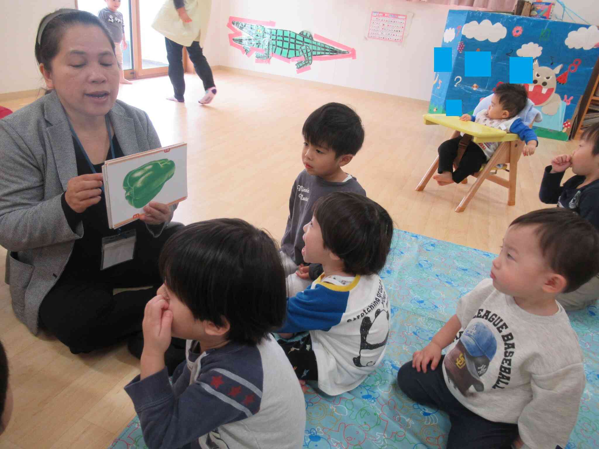 野菜の英単語を学びました