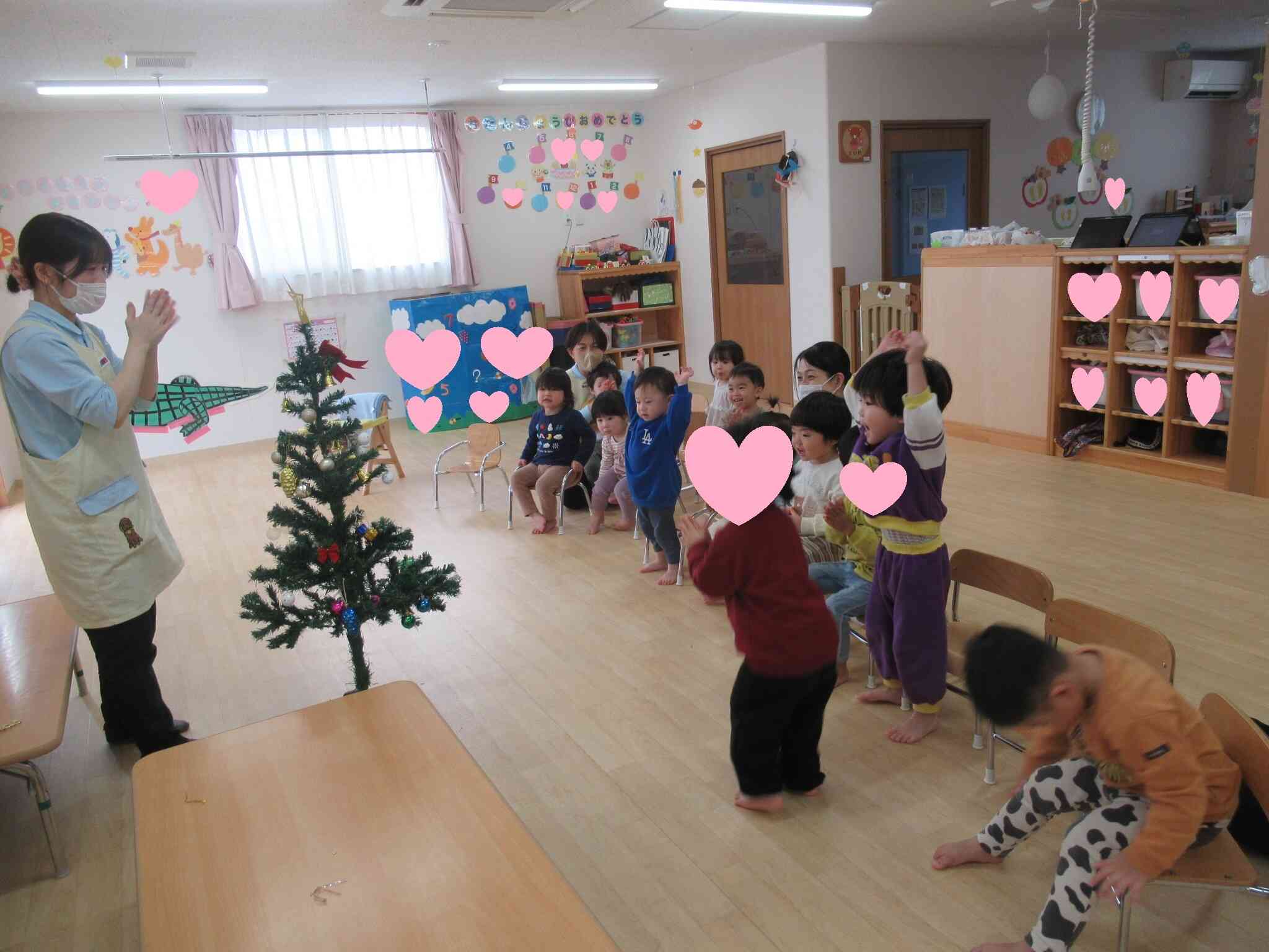 完成!みんなで拍手して喜びました!