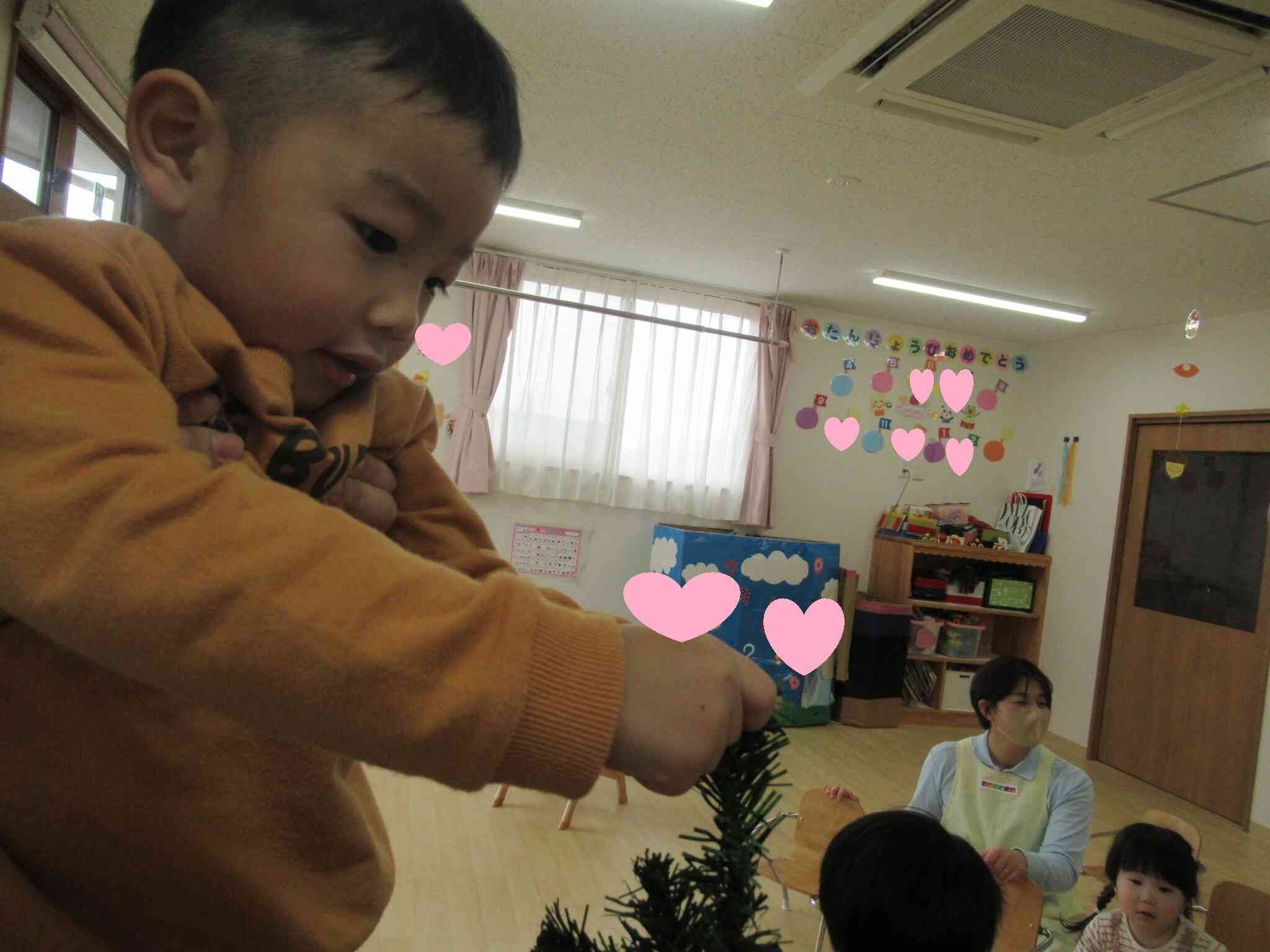 てっぺんにつけたい！