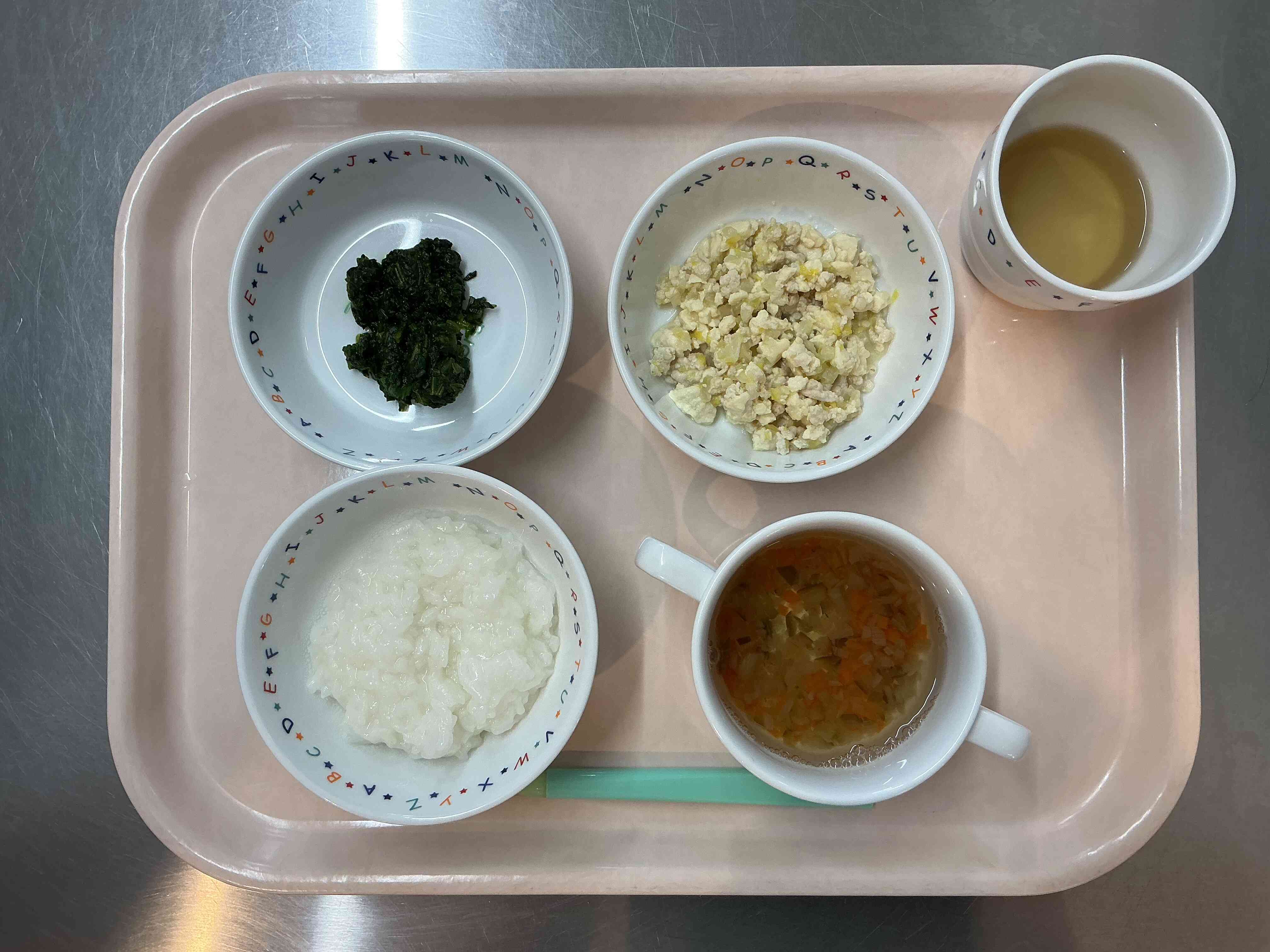 1/29のお昼ご飯お昼ご飯（中期食）