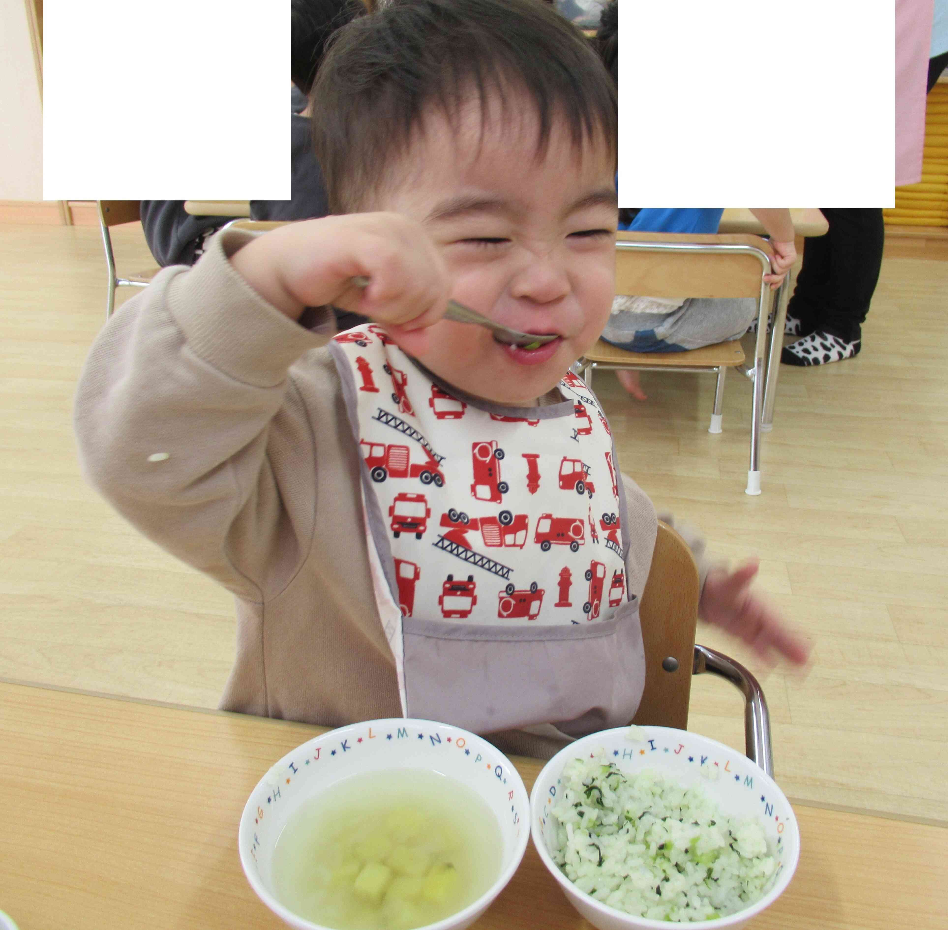 今日の給食は…