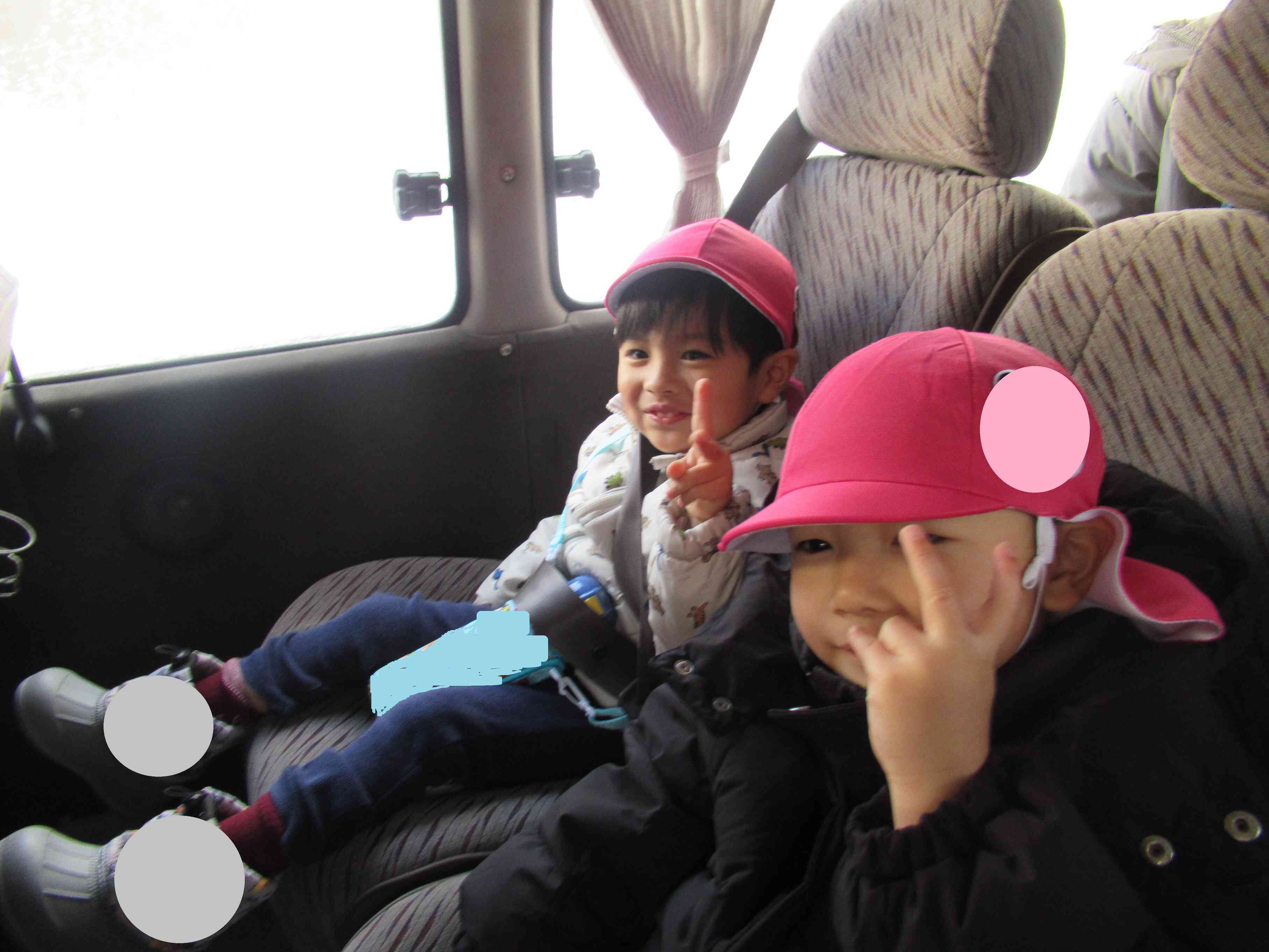 ジャンボタクシーに乗って出戸こども園へ行ってきました