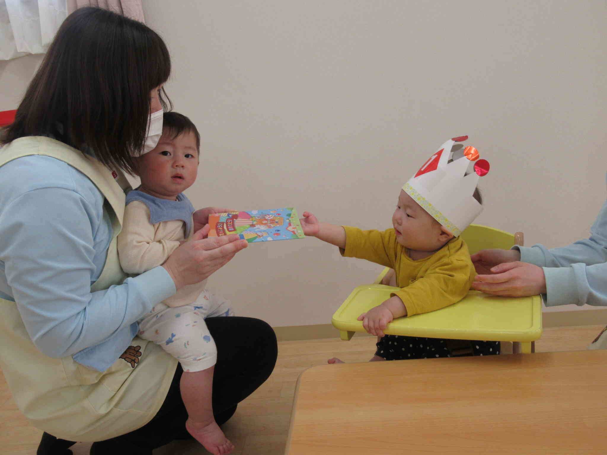 誕生カードのプレゼント