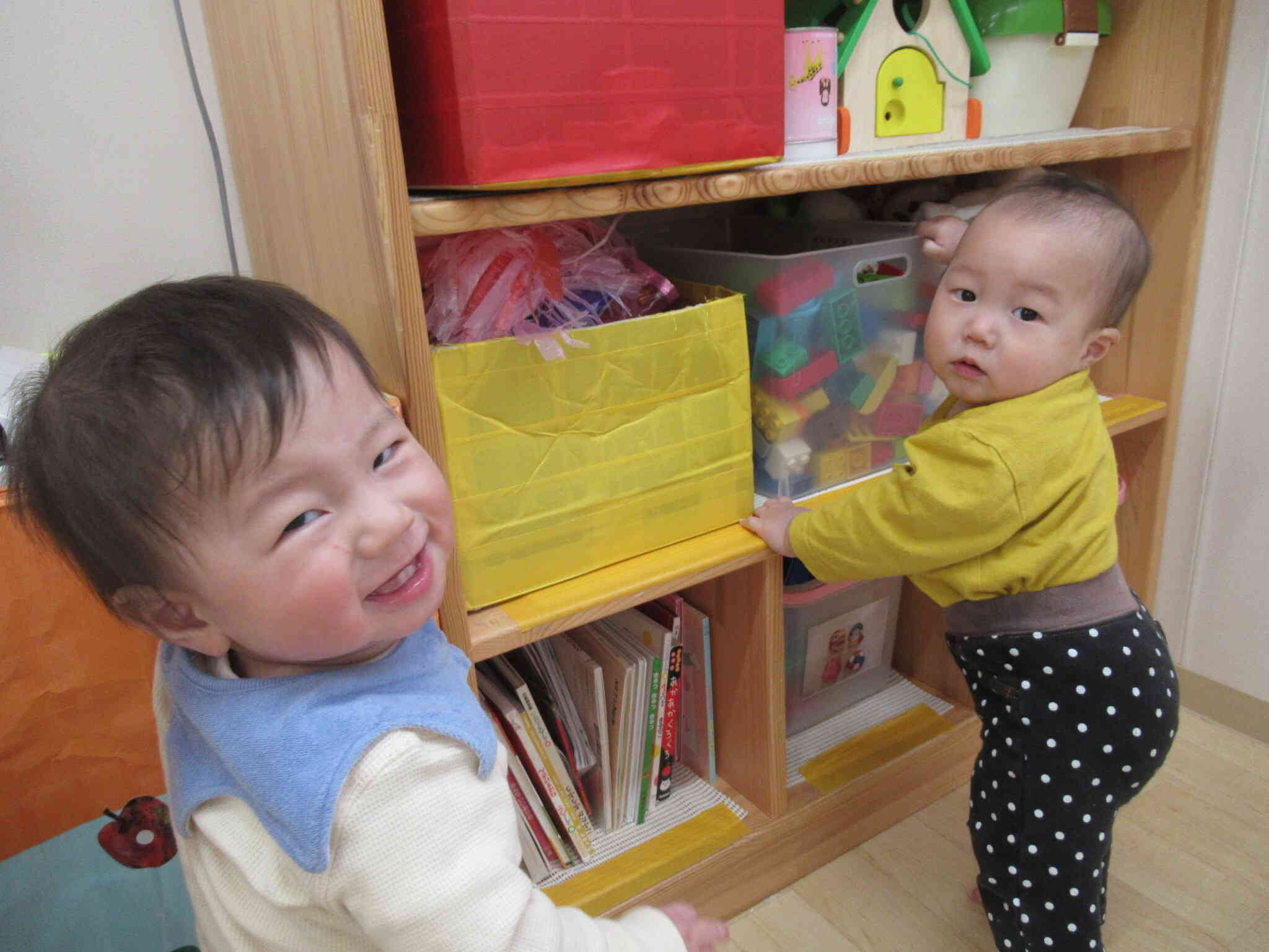 つかまり立ち楽しいね