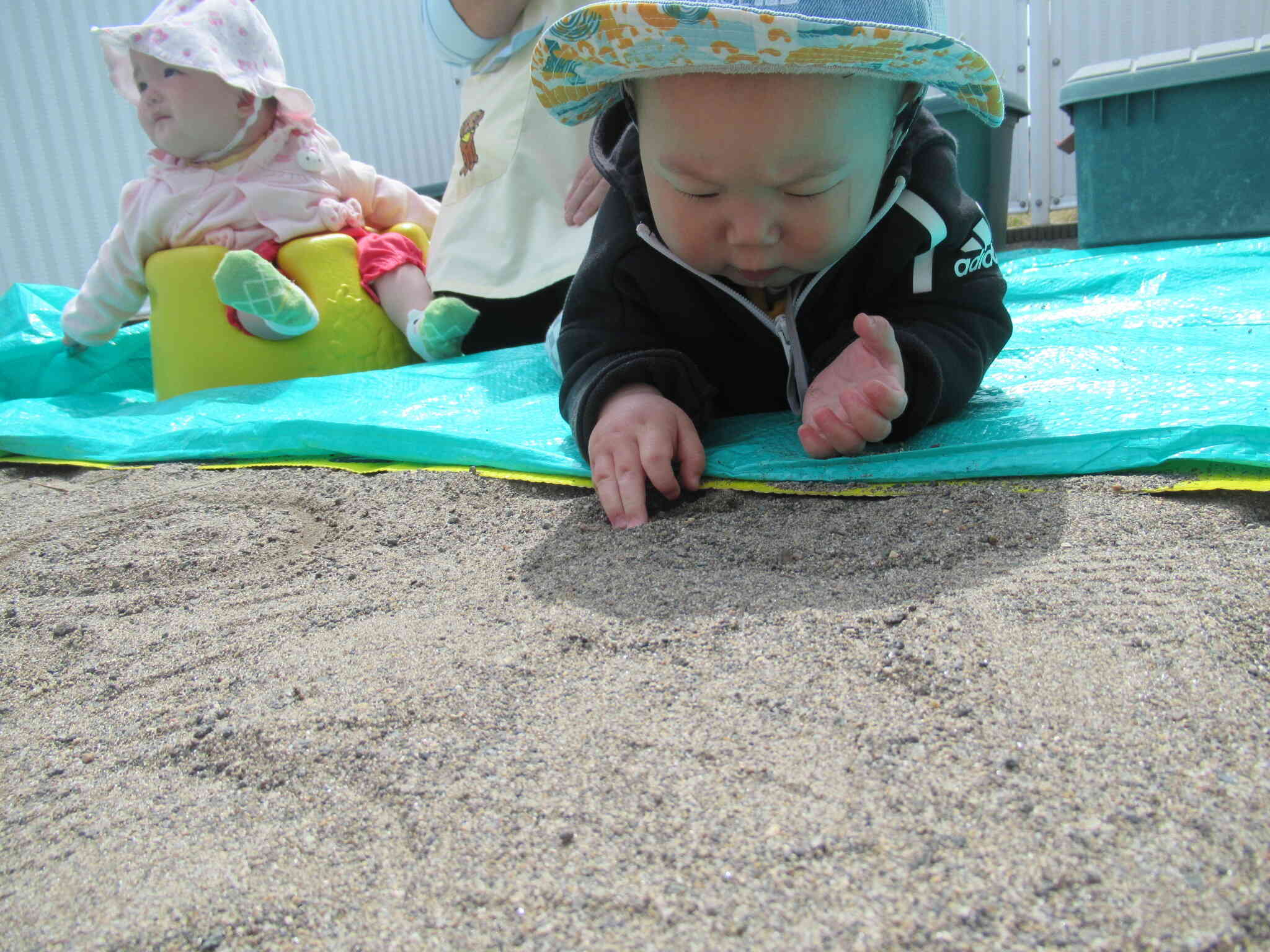 砂の感触はどうかな？