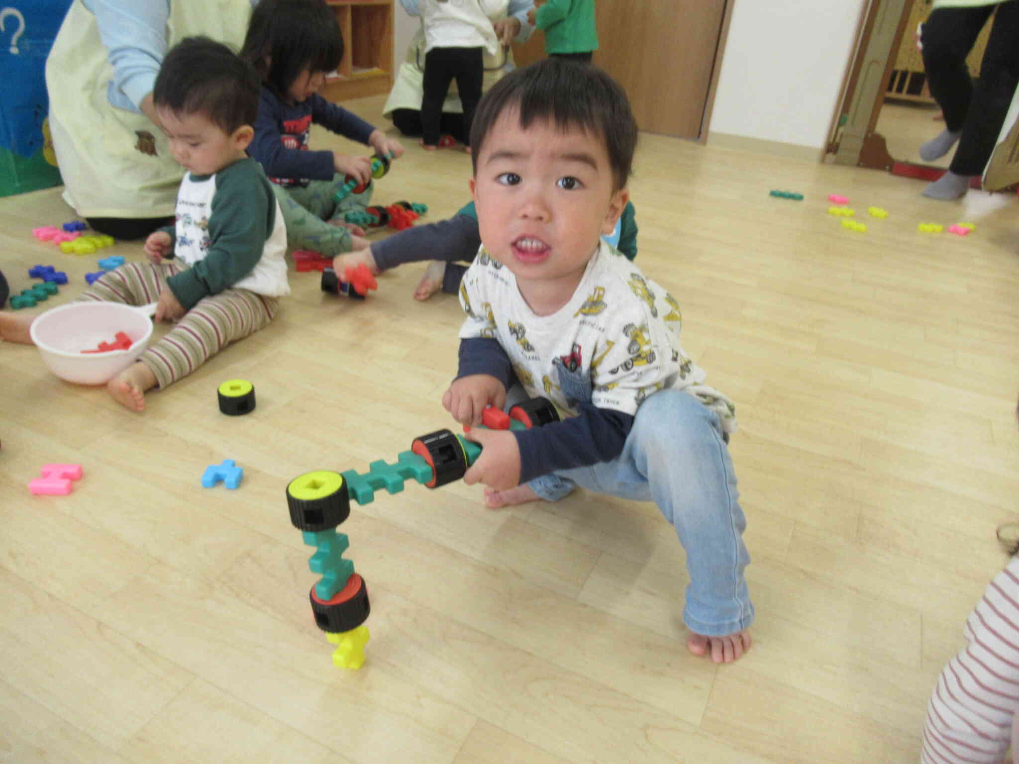 うさぎ組ブロック特集（2歳児）