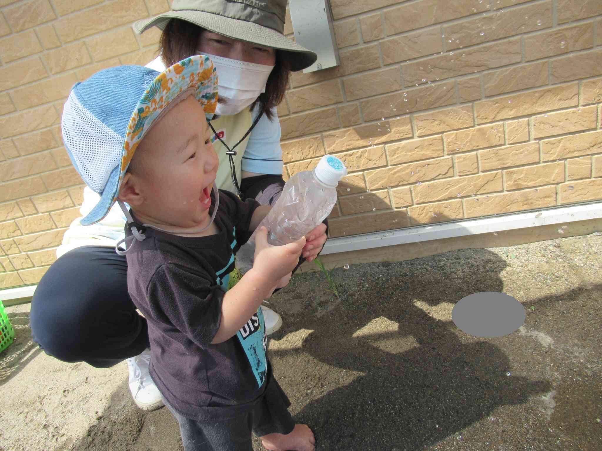 水鉄砲楽しい～