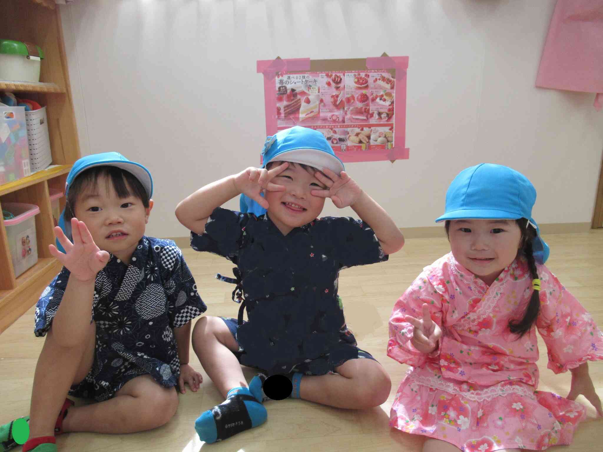 ニチイキッズでと保育園の夏祭りに遊びに行きました！～2歳児うさぎ組～