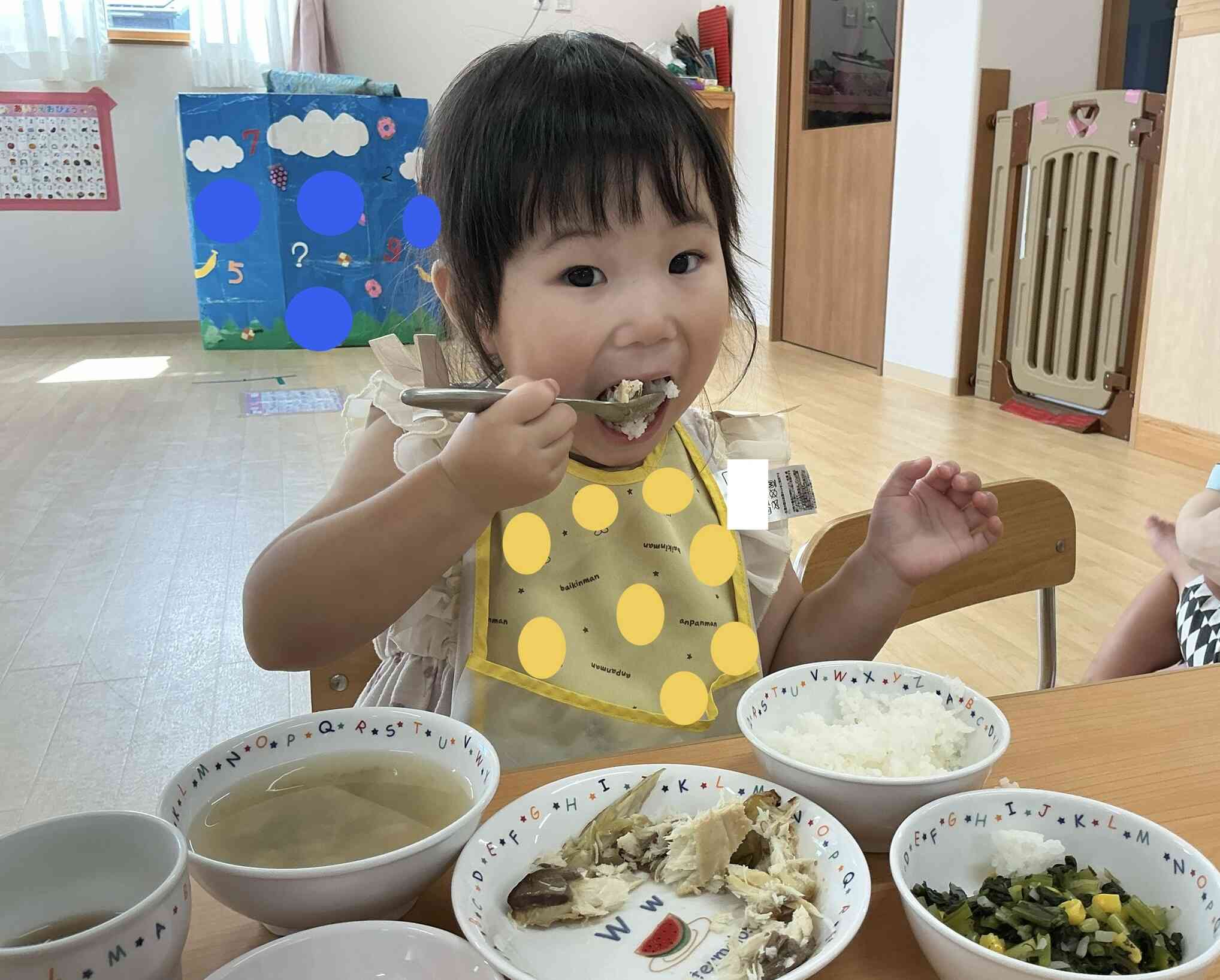 ご飯おいしい！