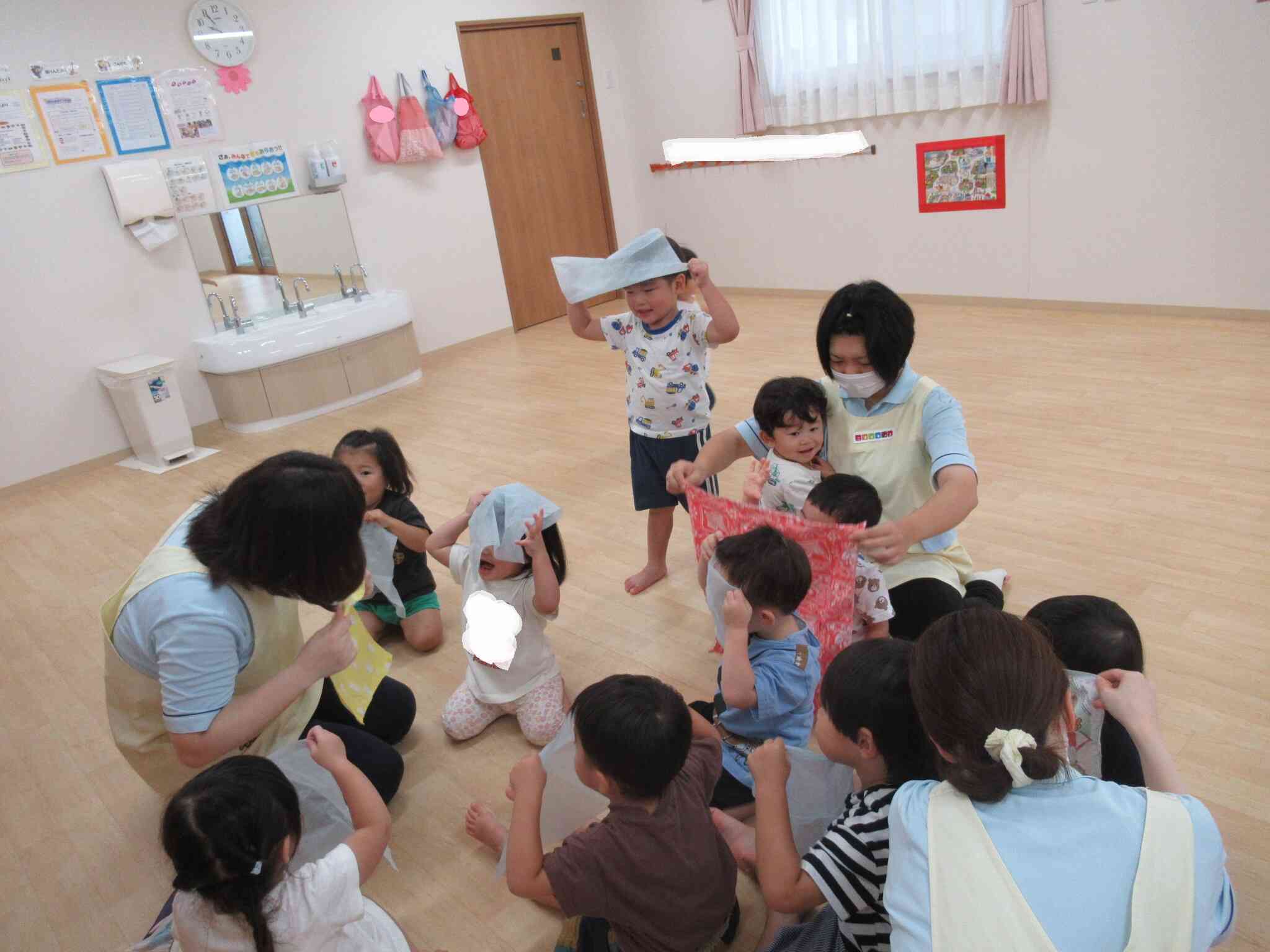 リズム遊びをしました