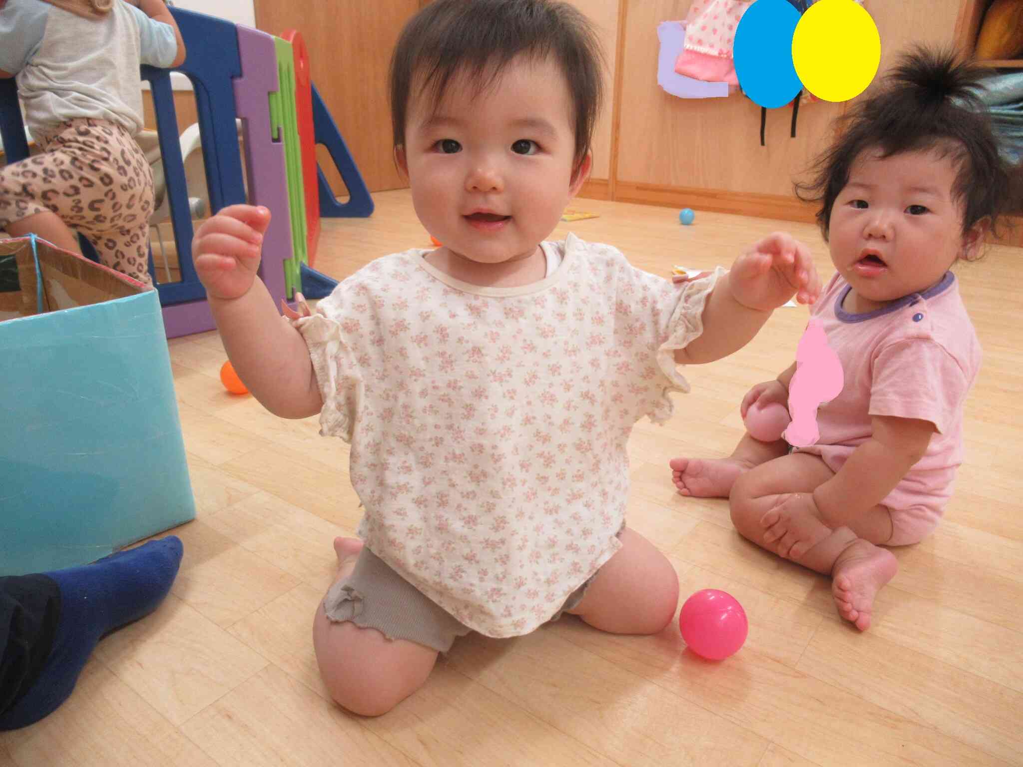 今日の様子~ひよこ組(0歳児)~