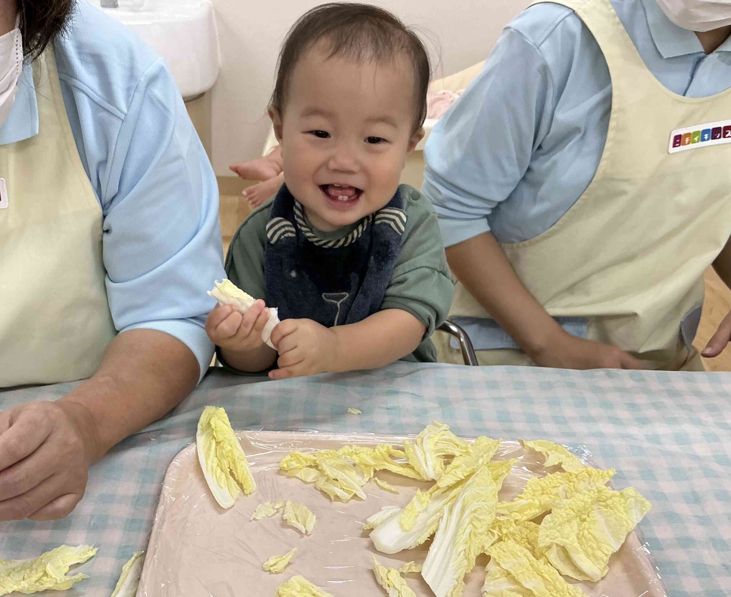 食育活動〜秋野菜でクッキング〜
