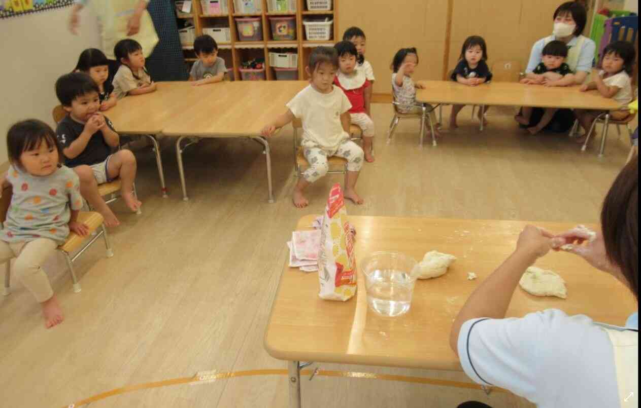小麦粉粘土遊び！！