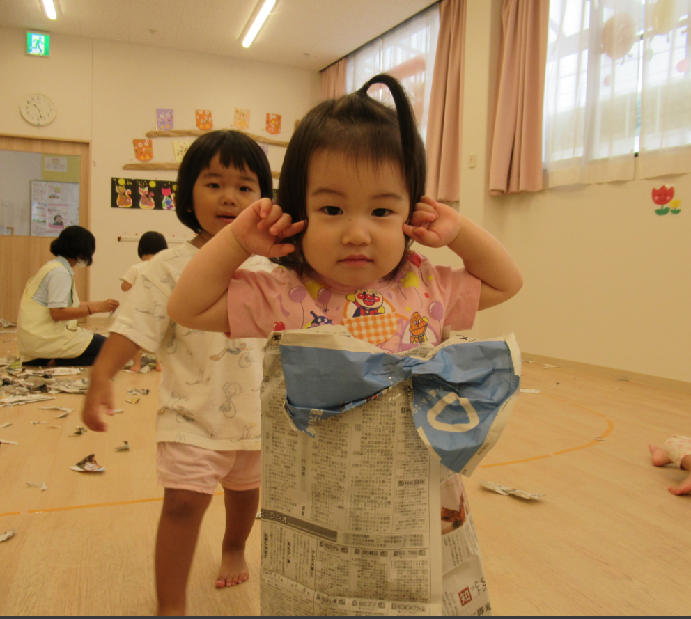 ドレスを着て、はいチーズ！