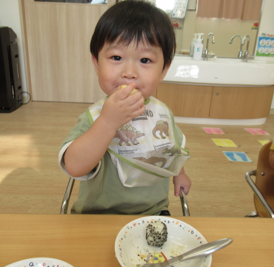出来たて美味しいな～♪