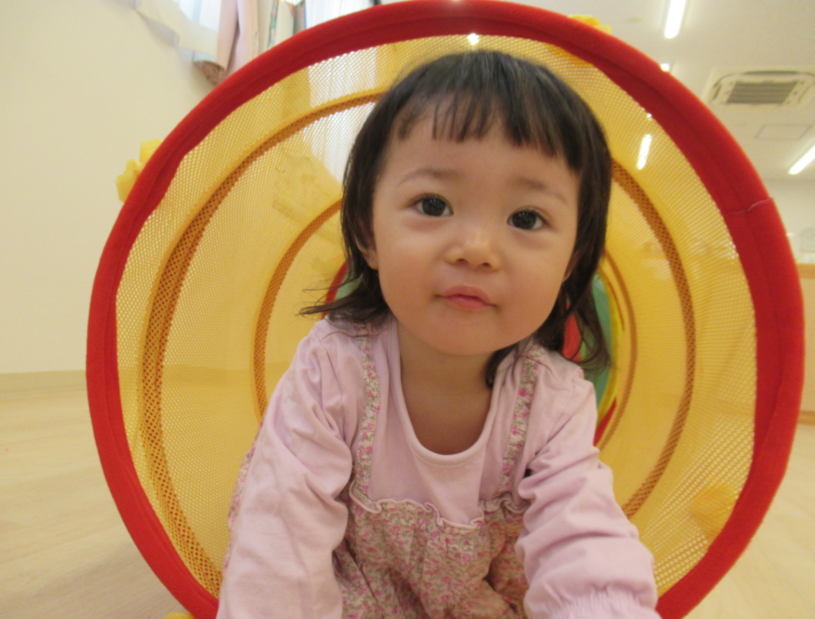 長～いトンネル楽しいな♪