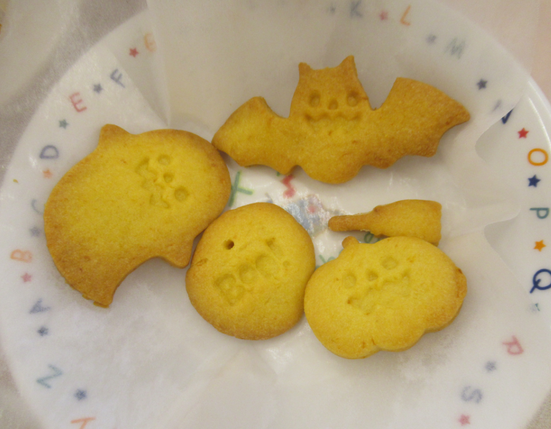 ハロウィンクッキーを食べよう！(食育②)