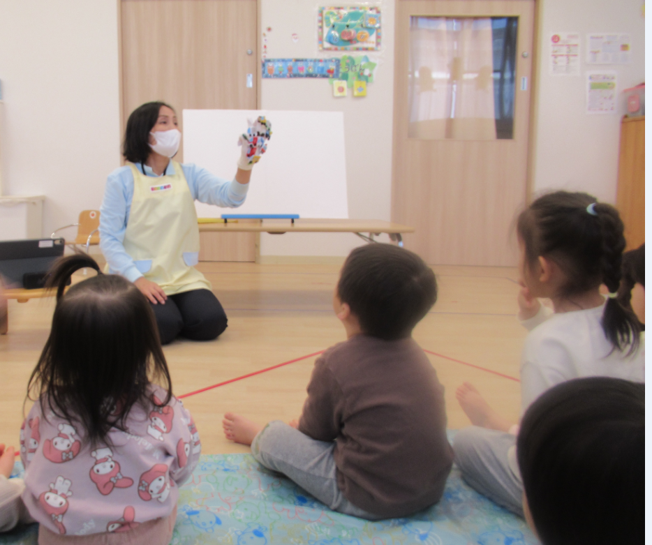 はたらくくるまの手袋シアター見たよ！