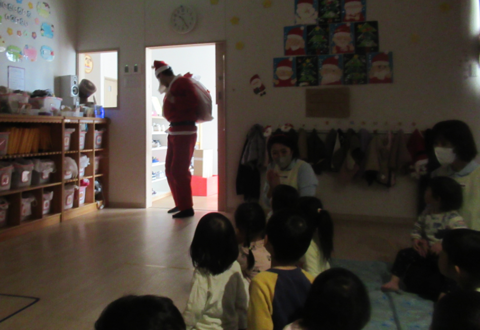 サンタさんがやってきた